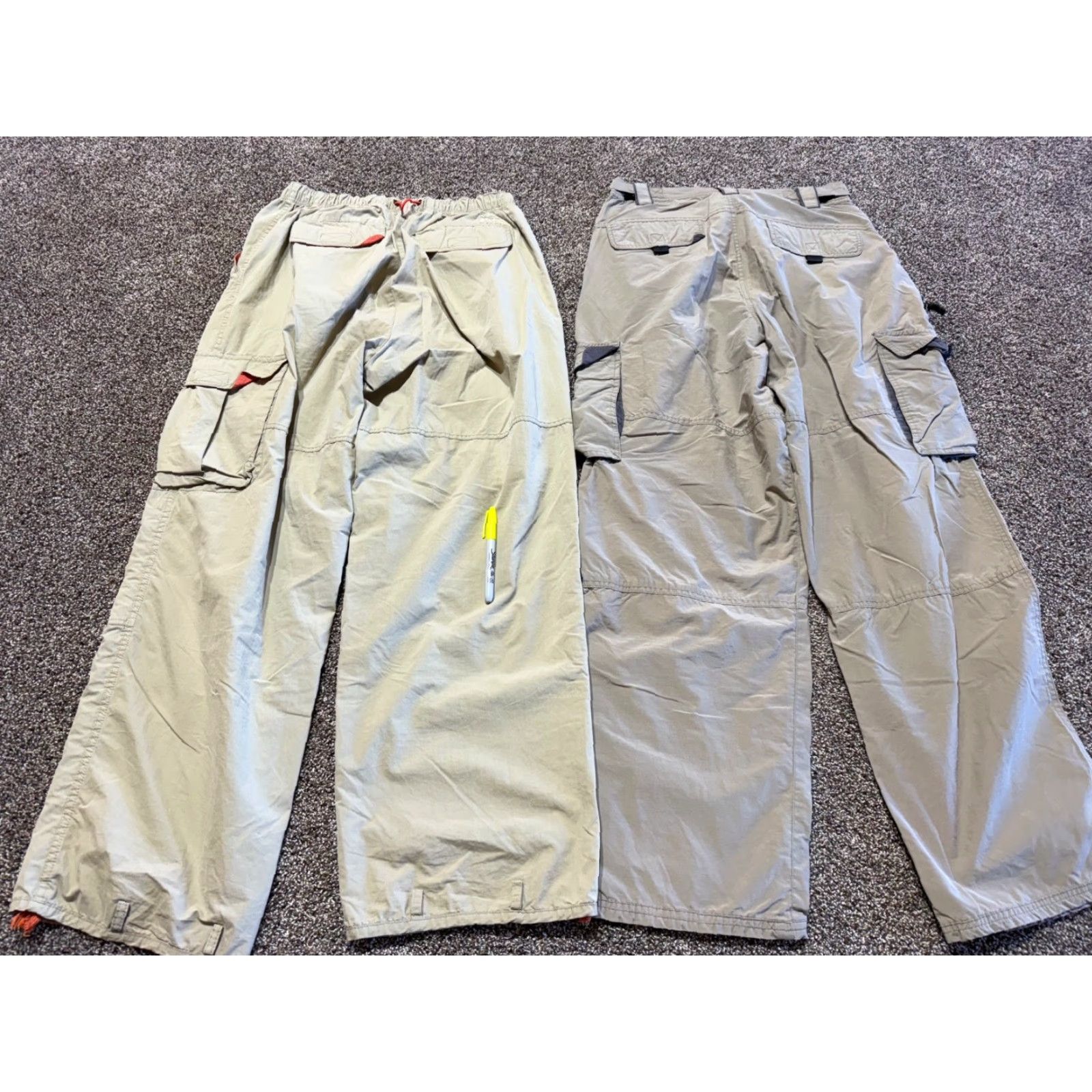 American Eagle Outfitters American Eagle Outfitters Mens Pants 33 Tan Hiking Cotton Nylon Blend 33X32 Lot OF 2 Size US 33 - 3 Thumbnail