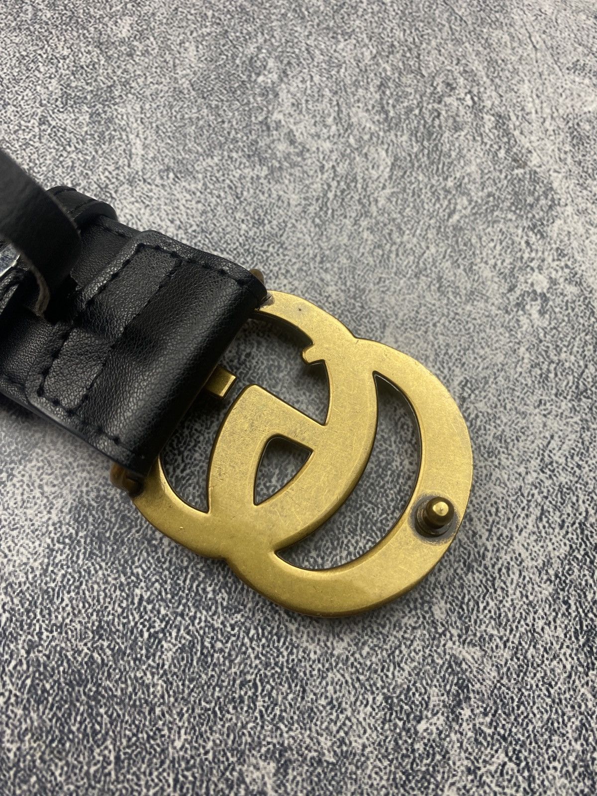 Gucci Gucci Belt 114984 Black Luxury Belt Size ONE SIZE - 8 Thumbnail