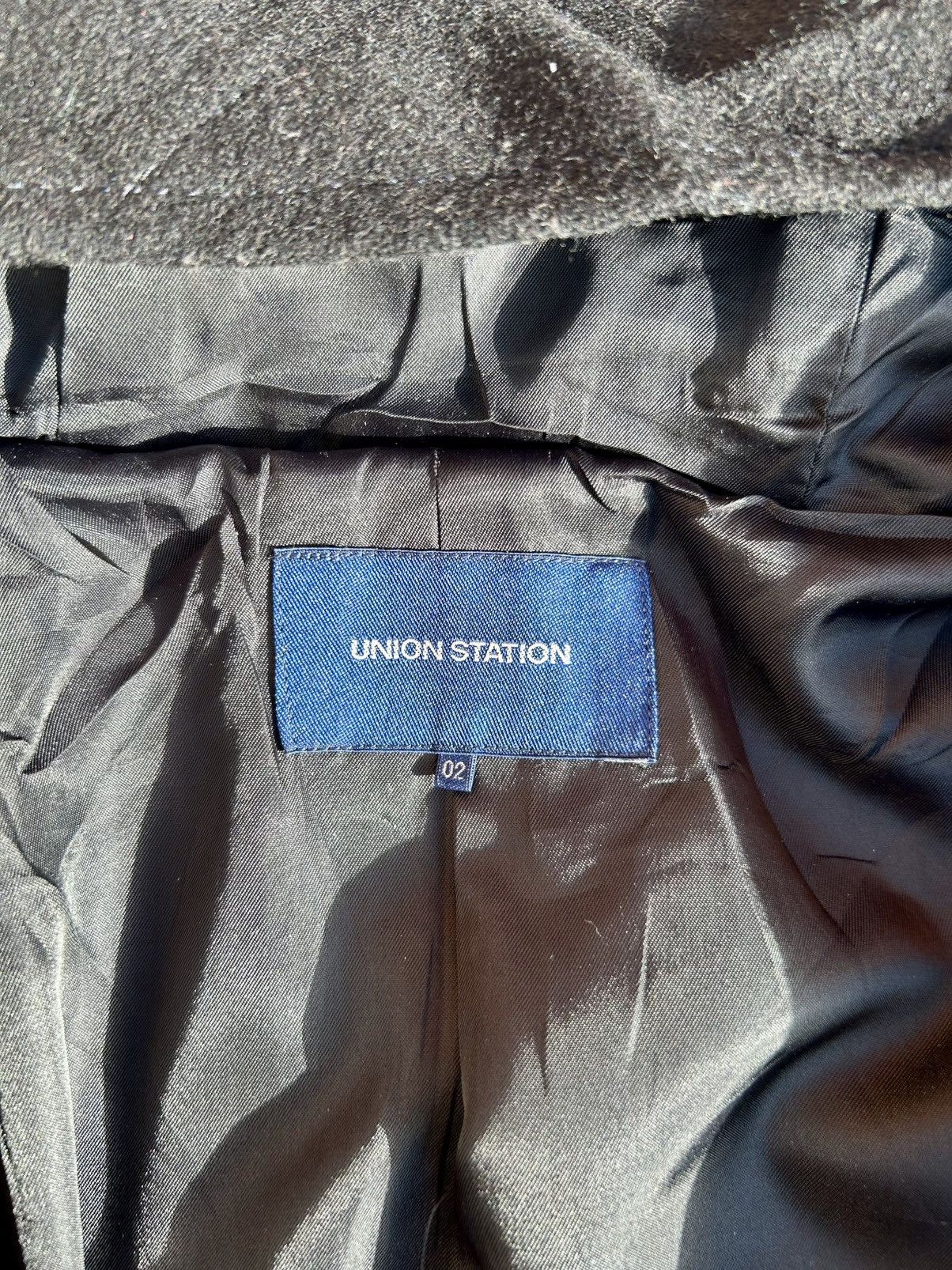 Other UNION STATION COLLECTIVE Lamb Nylon Knit Duffel Coat Size US S / EU 44-46 / 1 - 6 Thumbnail