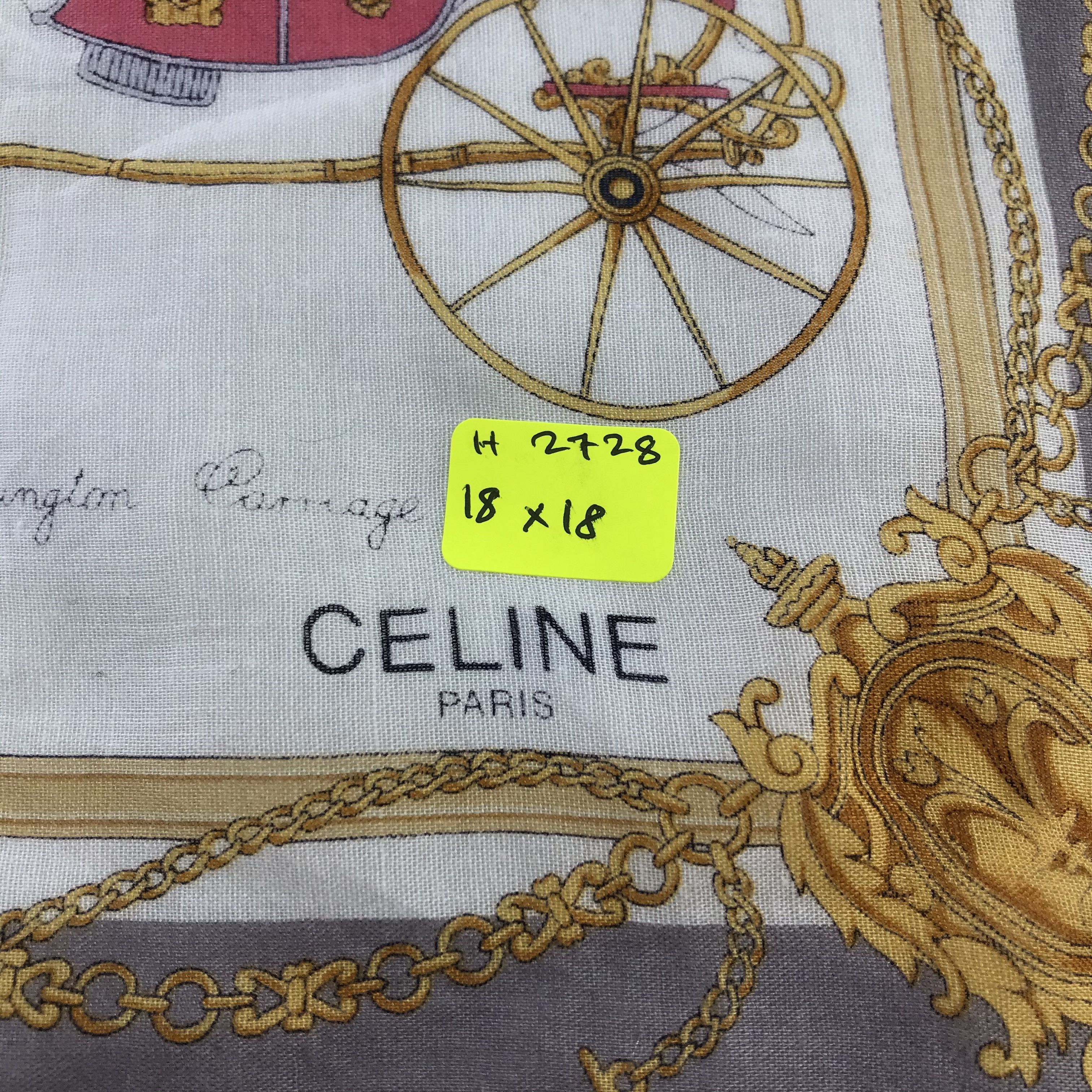 Celine × Vintage Celine Bandana/ Handkerchief / Neckerchief Size ONE SIZE - 5 Thumbnail