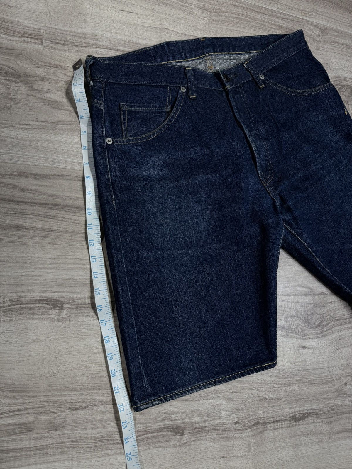 Bape A Bathing Ape Blue Denim Jeans Shorts Bapesta Star Size 36 Size US 36 / EU 52 - 9 Thumbnail