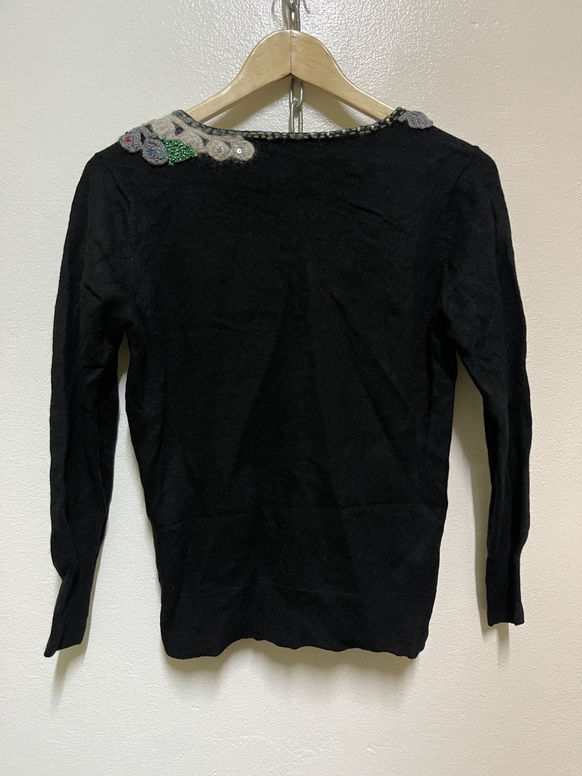 Issey Miyake × Sunao Kuwahara Sunao Kuwahara Wool Sweatshirt Embroidery Japan Size M / US 6-8 / IT 42-44 - 7 Thumbnail