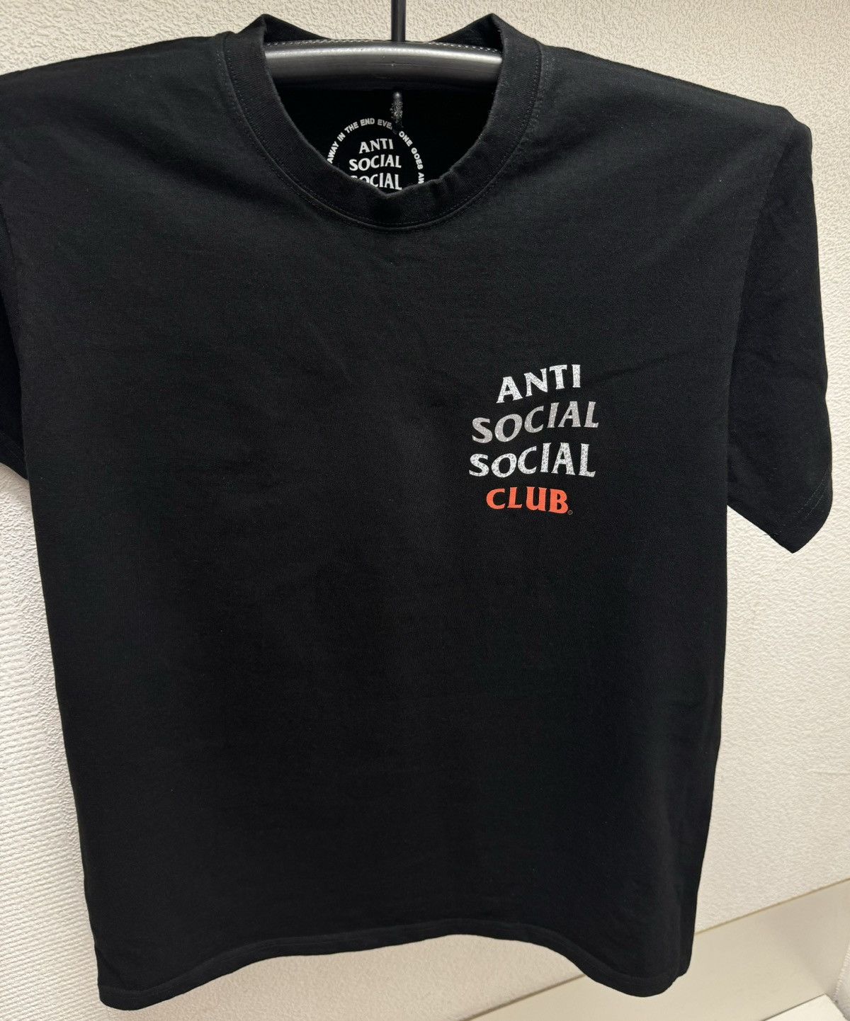 Anti Social Social Club Anti Social Social Club big logo black t-shirt M sz ASSC Size US M / EU 48-50 / 2 - 6 Thumbnail