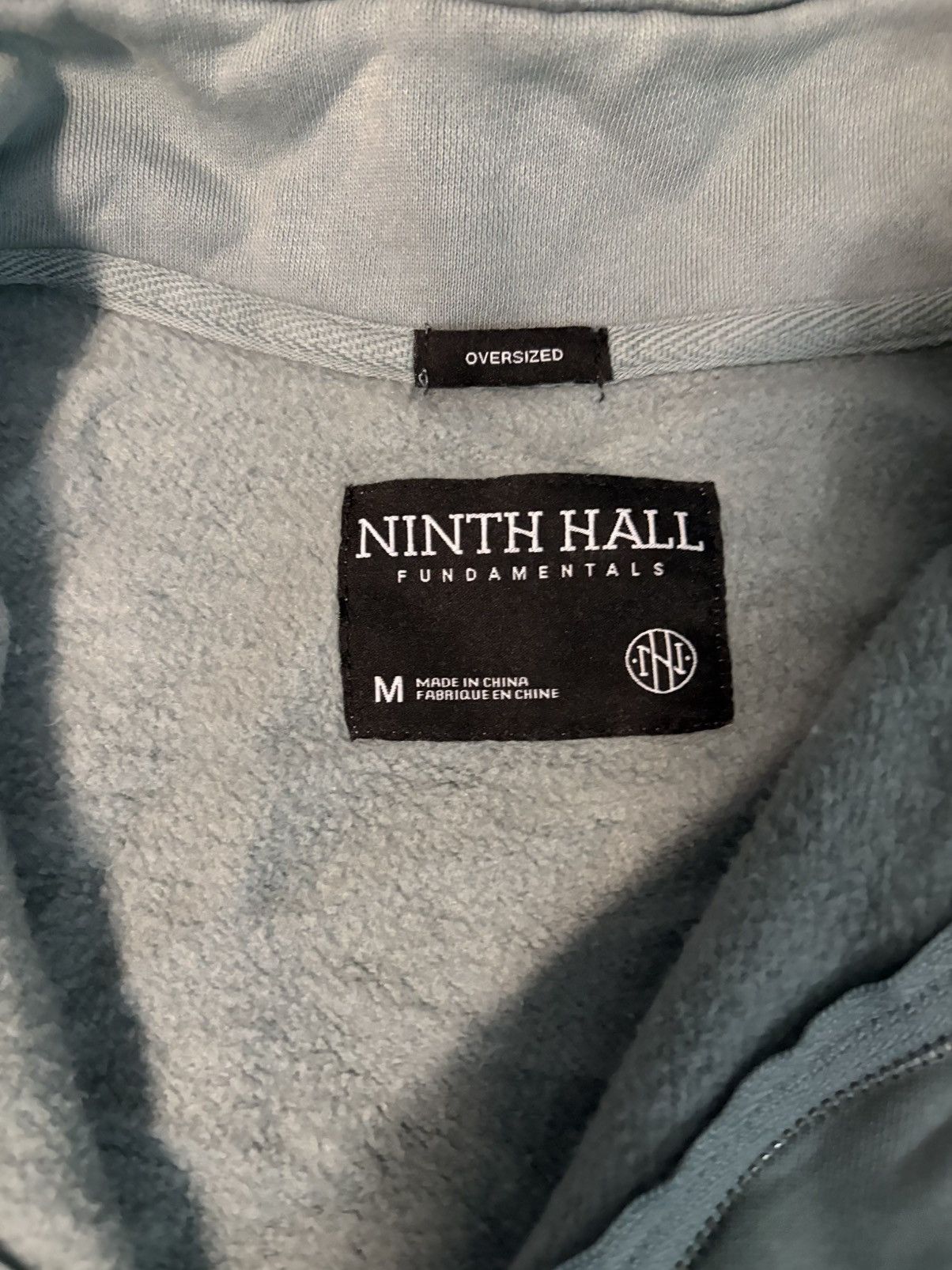 Ninth Hall Ninth Hall Fundamental Oversized Shark Blue Quarter Zip Size US L / EU 52-54 / 3 - 2 Thumbnail