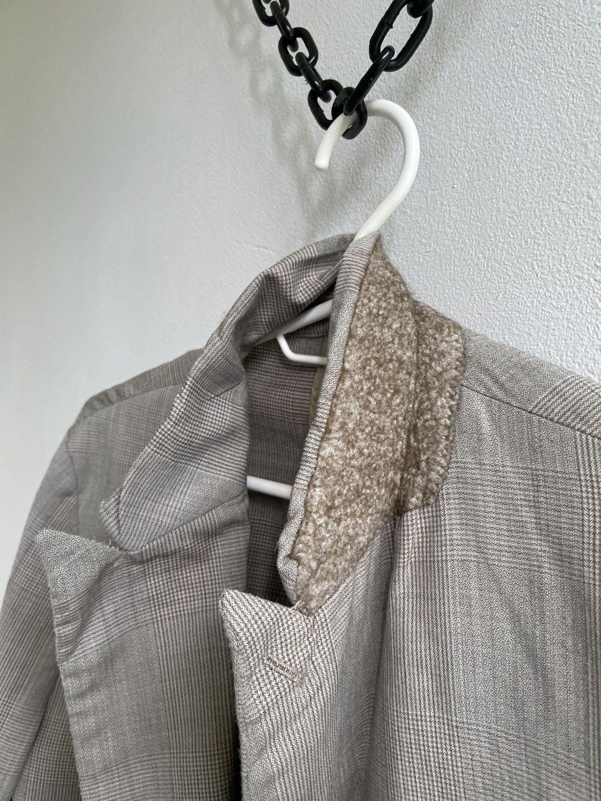 Our Legacy OUR LEGACY Blazer 100% Virgin Wool Beige Tweed Size 46S - 25 Thumbnail