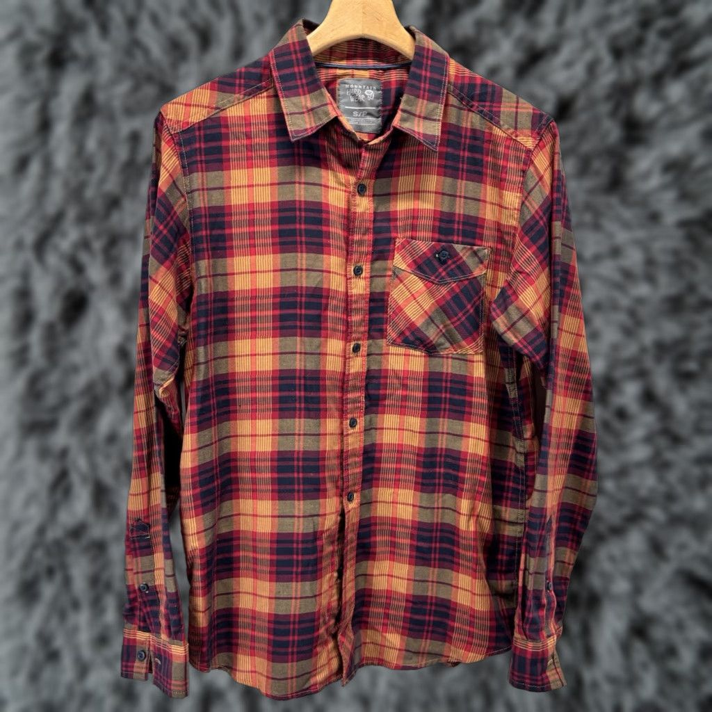 Mountain Hardwear Mountain Hardwear Men's Plaid Button Up Shirt Small Long Sleeve Red Size US S / EU 44-46 / 1 - 1 Thumbnail