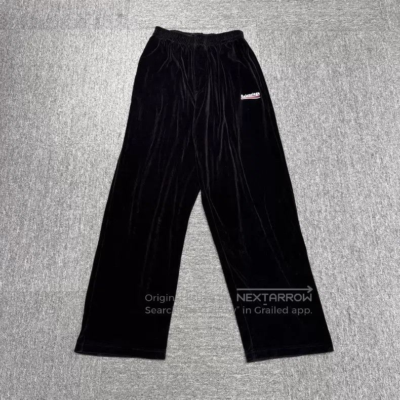 Balenciaga Balenciaga size XXS Coca-Cola embroidery velvet casual pan Size US 27 - 1 Thumbnail