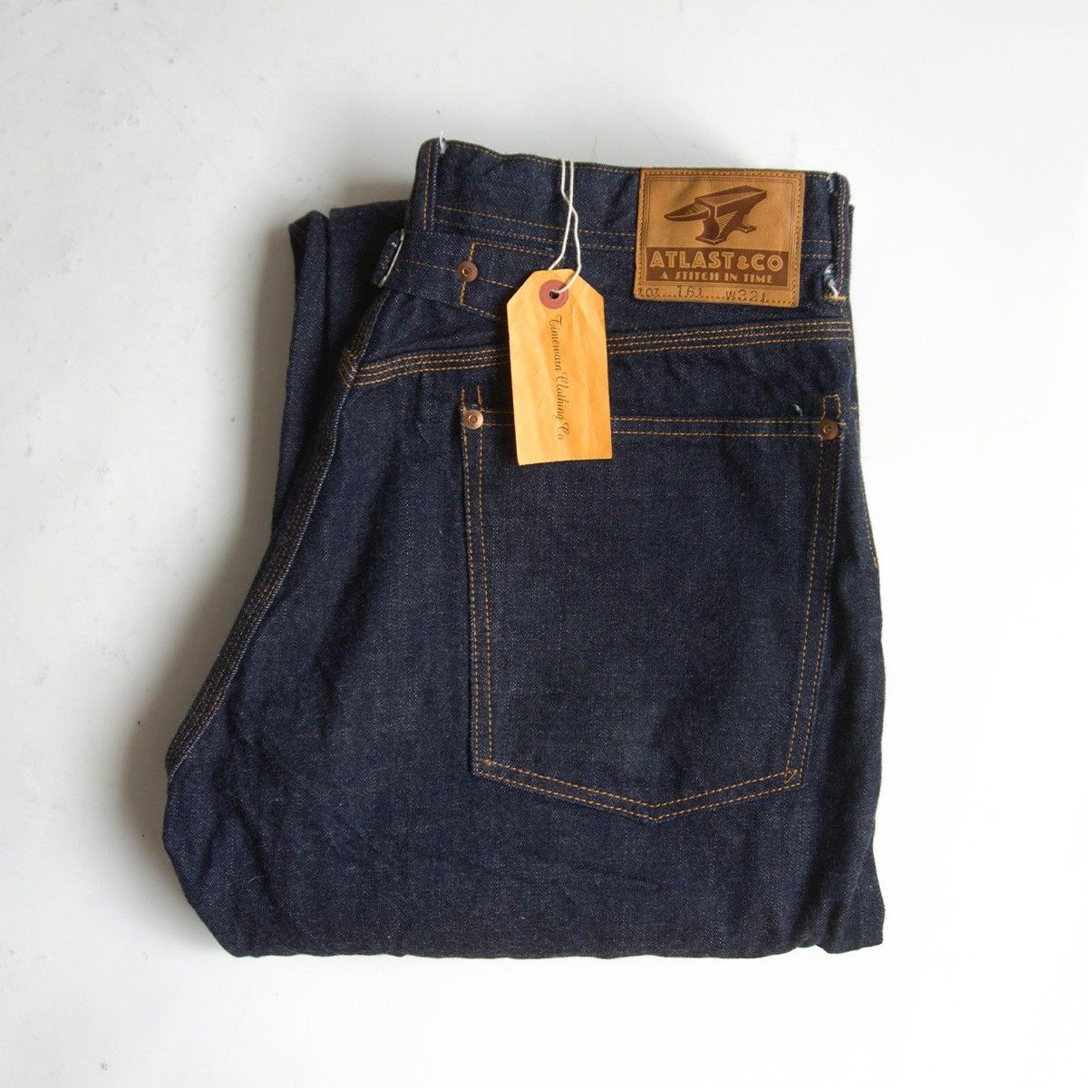 AtLast&Co Lot 161 Cinch Back Dark Wash Denim Pants Size 32