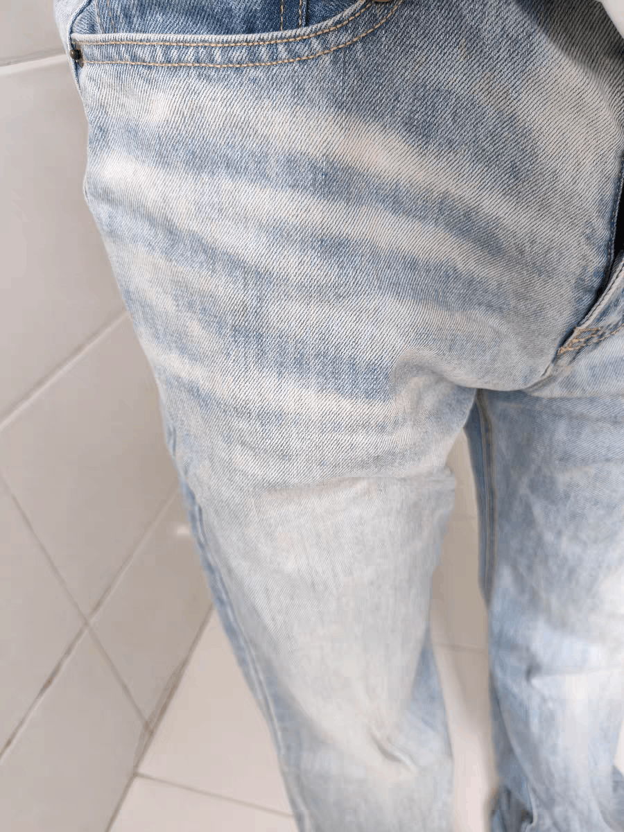 Jean washed faded y2k loose baggy bootcut flared yuppie jeans Size US 34 / EU 50 - 8 Thumbnail