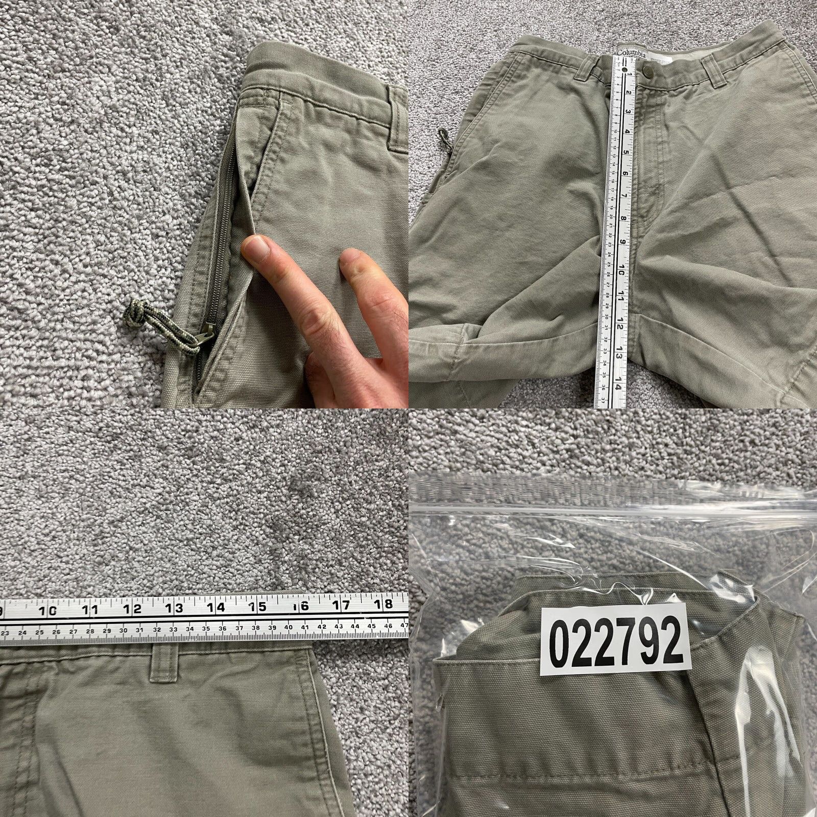 Vintage Columbia Chino Shorts Mens 32 Khaki Brown Solid Cotton Pockets Active Outdoor Size US 32 / EU 48 - 9 Thumbnail