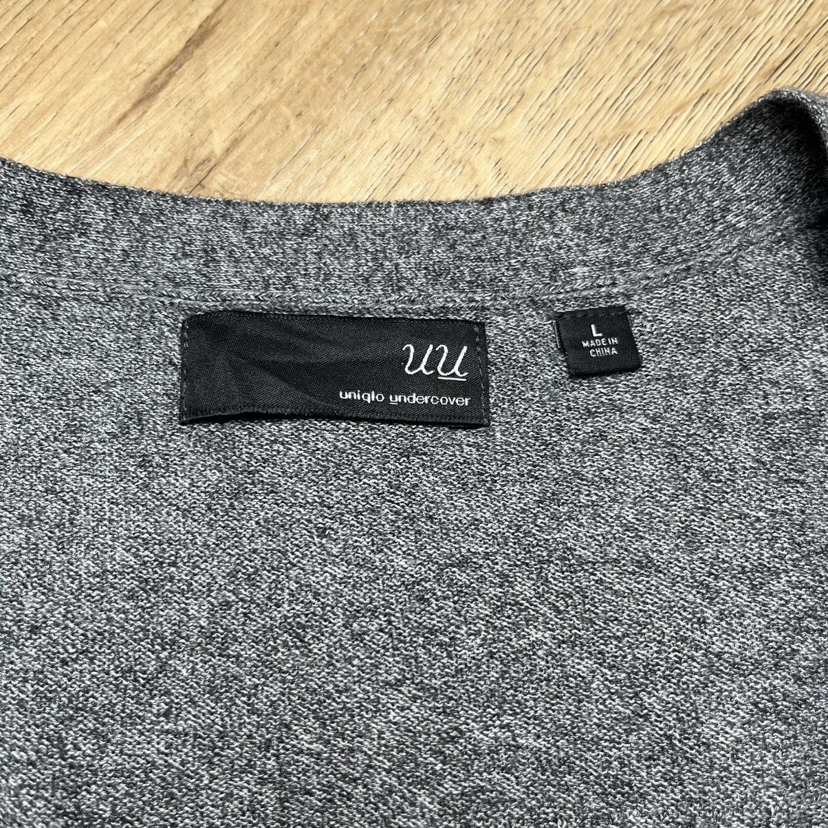Undercover × Uniqlo Rare Undercover x uniqlo elbow patch cardigan knitwear Size US L / EU 52-54 / 3 - 7 Thumbnail