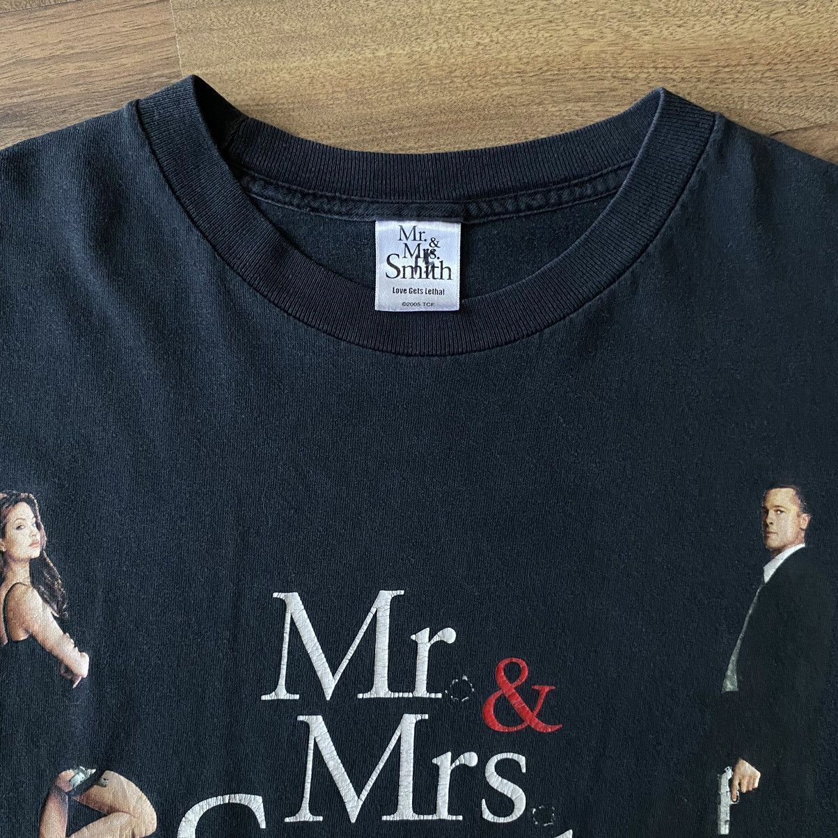 Movie × Vintage Vintage 2005 Mr & Mrs Smith Promo Movie Tee | Grailed