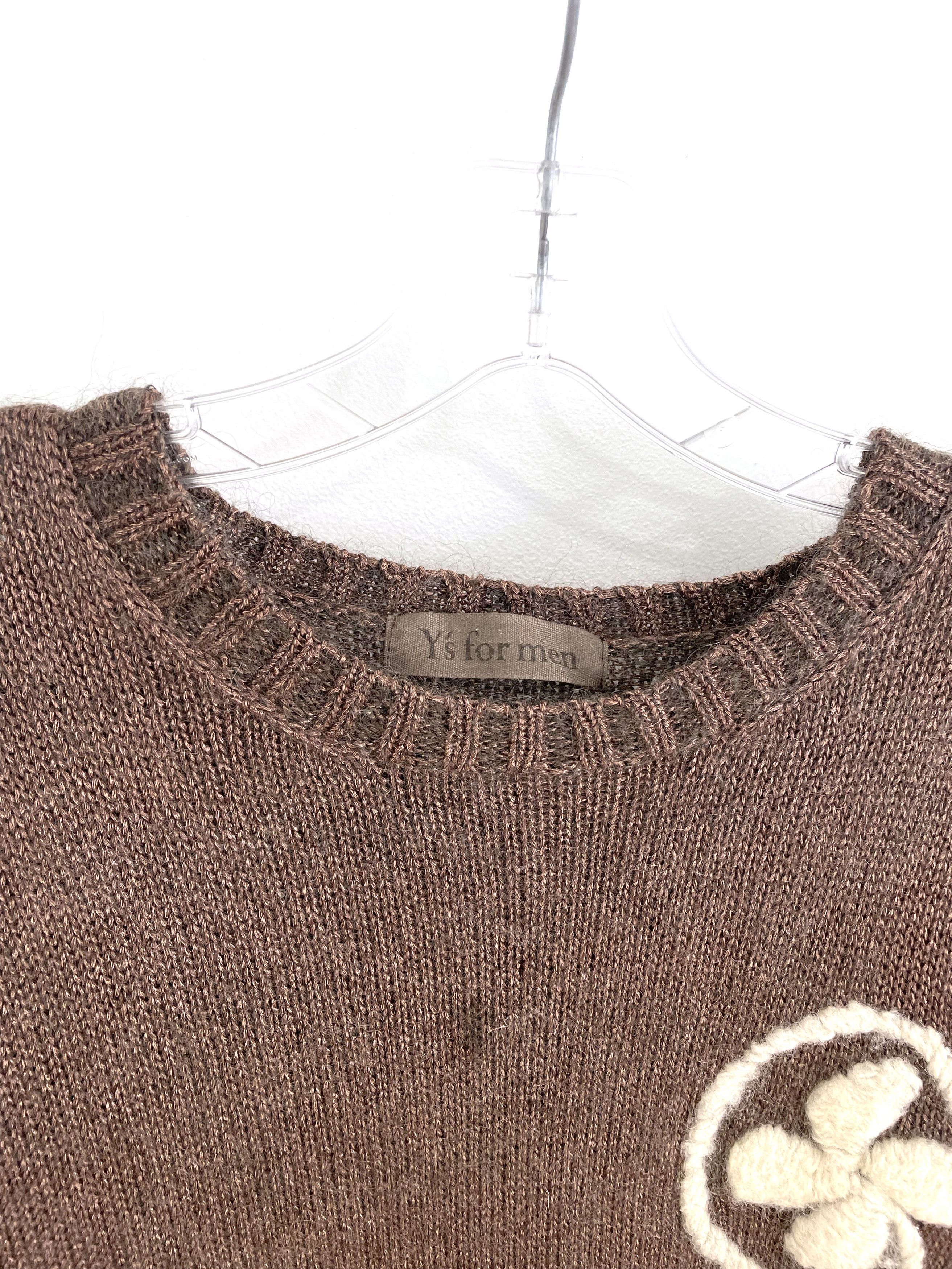 Yohji Yamamoto Clover Mohair Sweater Size US L / EU 52-54 / 3 - 3 Thumbnail