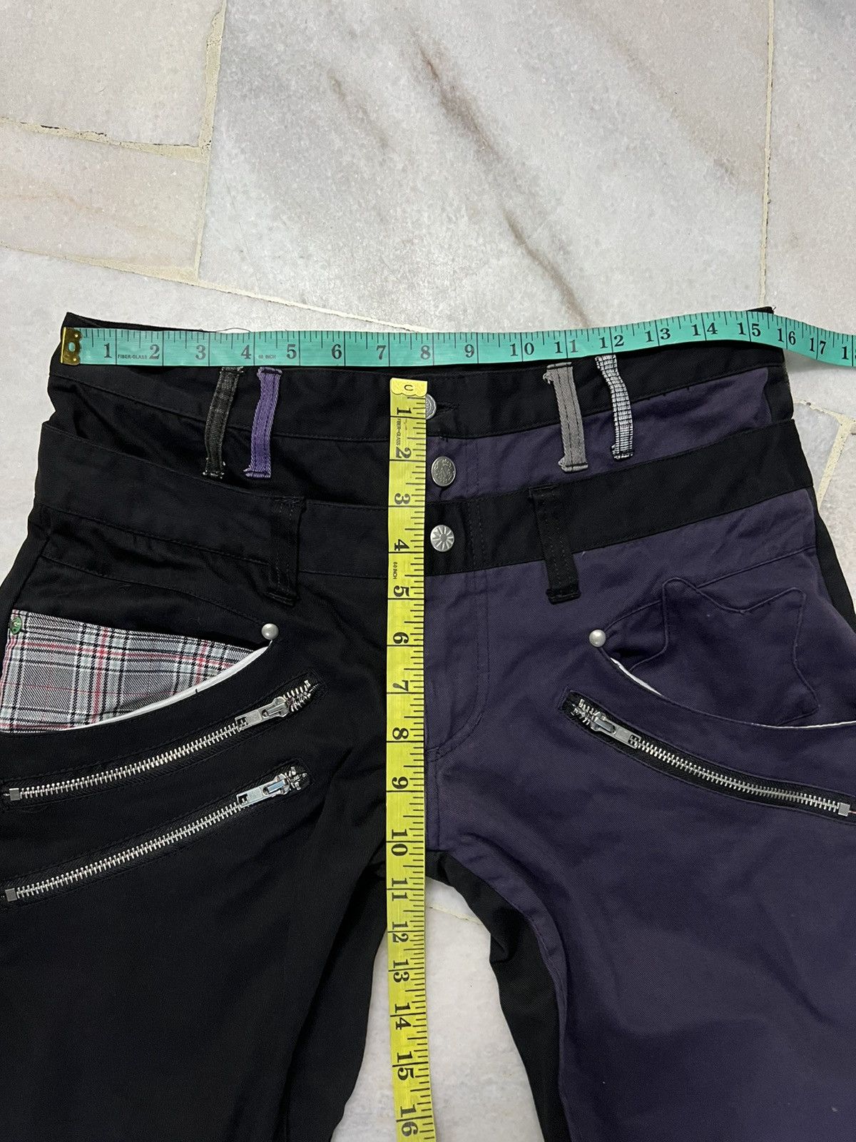 If Six Was Nine × Japanese Brand × Seditionaries MANYDOPE DOUBLE WAIST PUNK PANTS Size US 31 - 8 Thumbnail