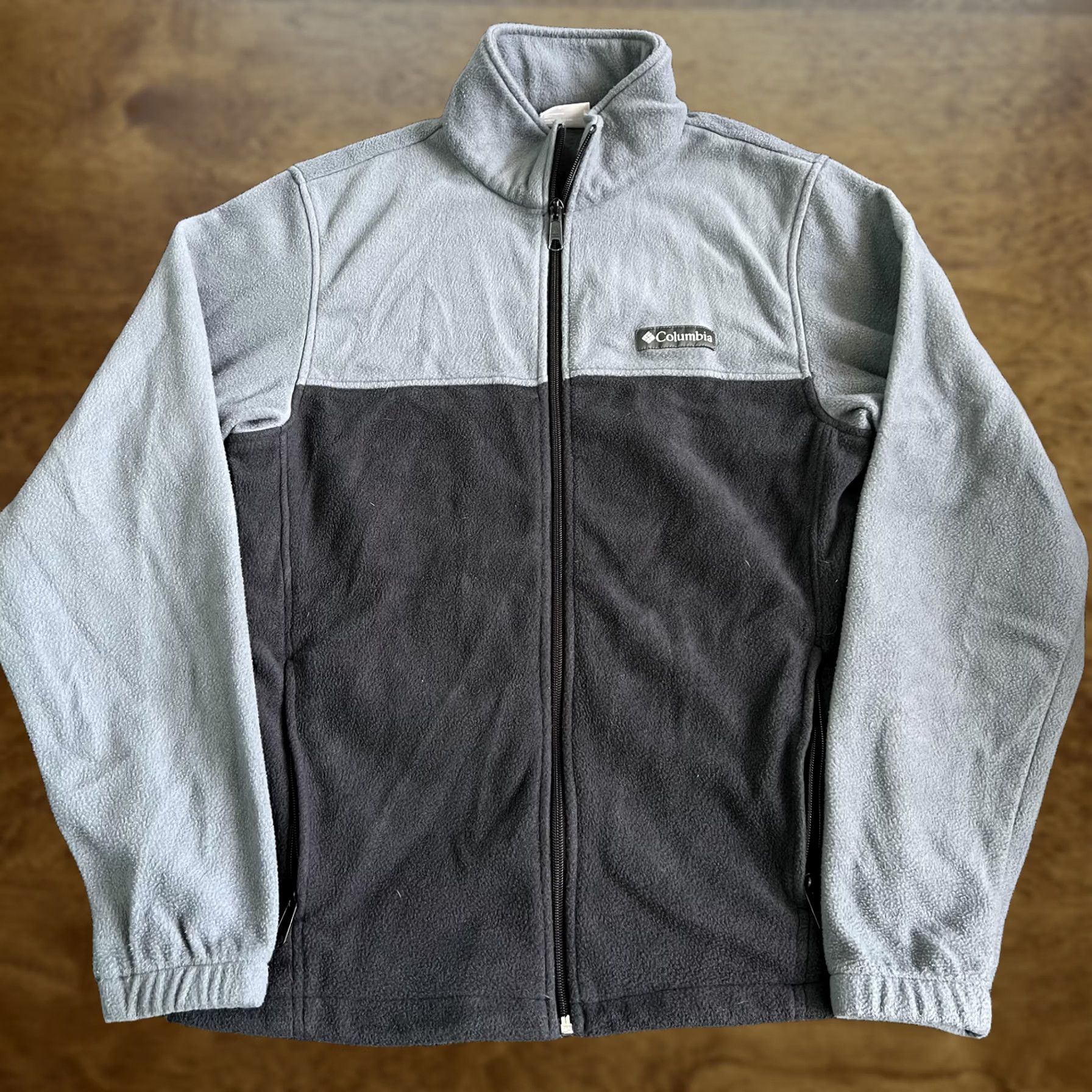 Vintage Columbia Jacket Mens Small Gray Fleece Full Zip Stand Collar Pockets XM1247 Size US S / EU 44-46 / 1 - 1 Thumbnail