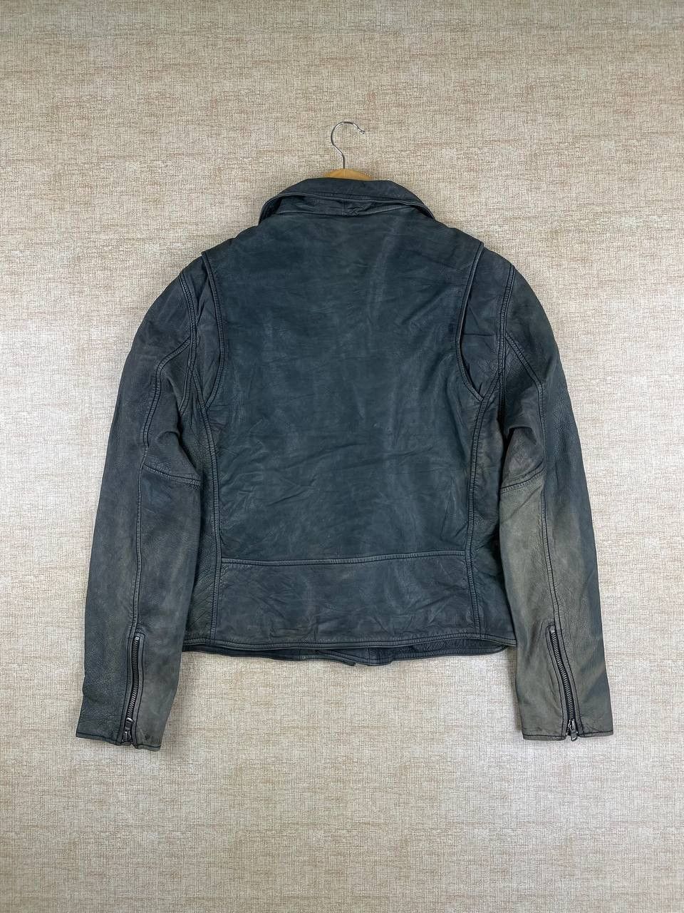 Vintage Vintage East Coaster Double Collar Bikers Leather Jacket Size US M / EU 48-50 / 2 - 2 Thumbnail