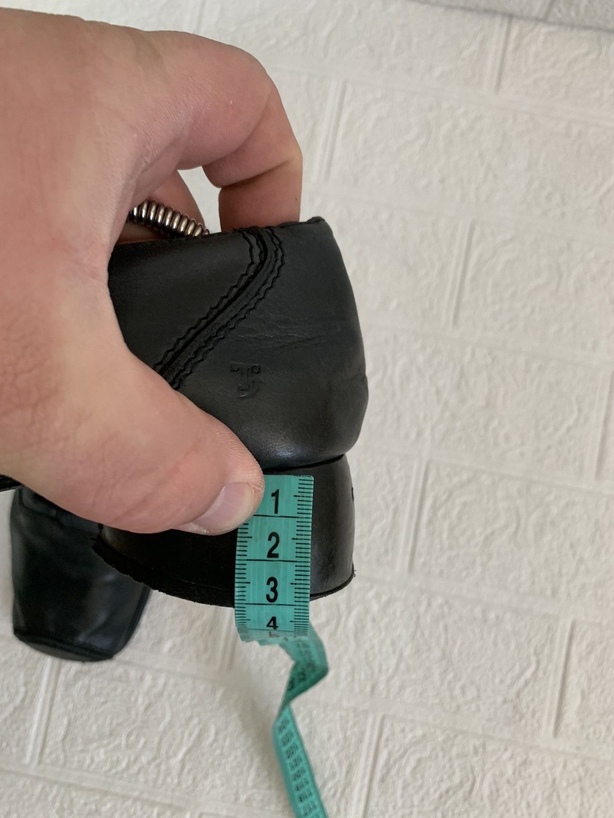 Leather × Vintage Rare Avant Garde Woman Heels Vintage Leather Shoes Y2K Style Size US 9.5 / IT 39.5 - 9 Thumbnail