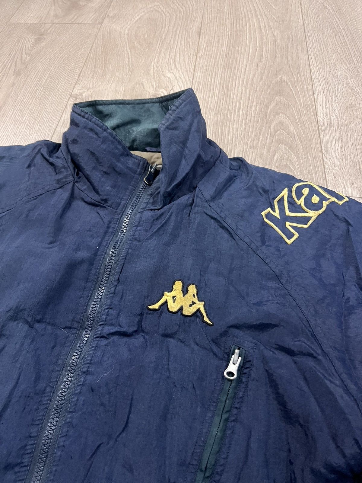 Kappa × Vintage Vintage 90s Kappa Bench Sideline Soccer Jacket Mid Weight Size US L / EU 52-54 / 3 - 2 Thumbnail