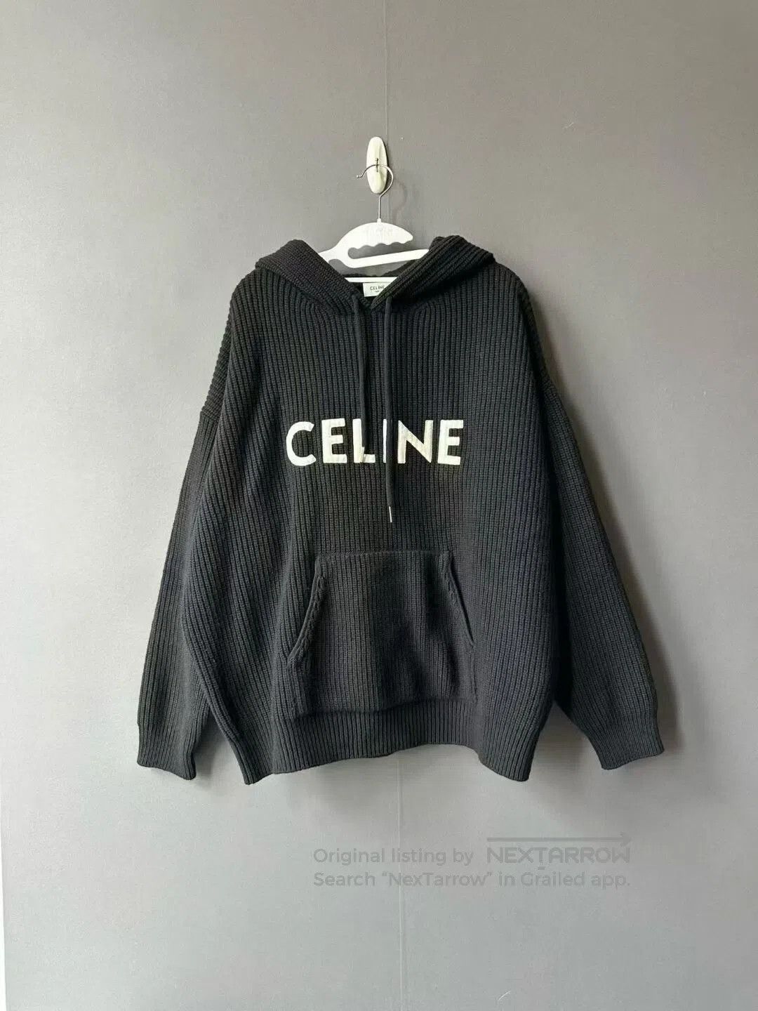 Celine CELINE Black Sweater Hoodie| Size US S / EU 44-46 / 1 - 1 Thumbnail