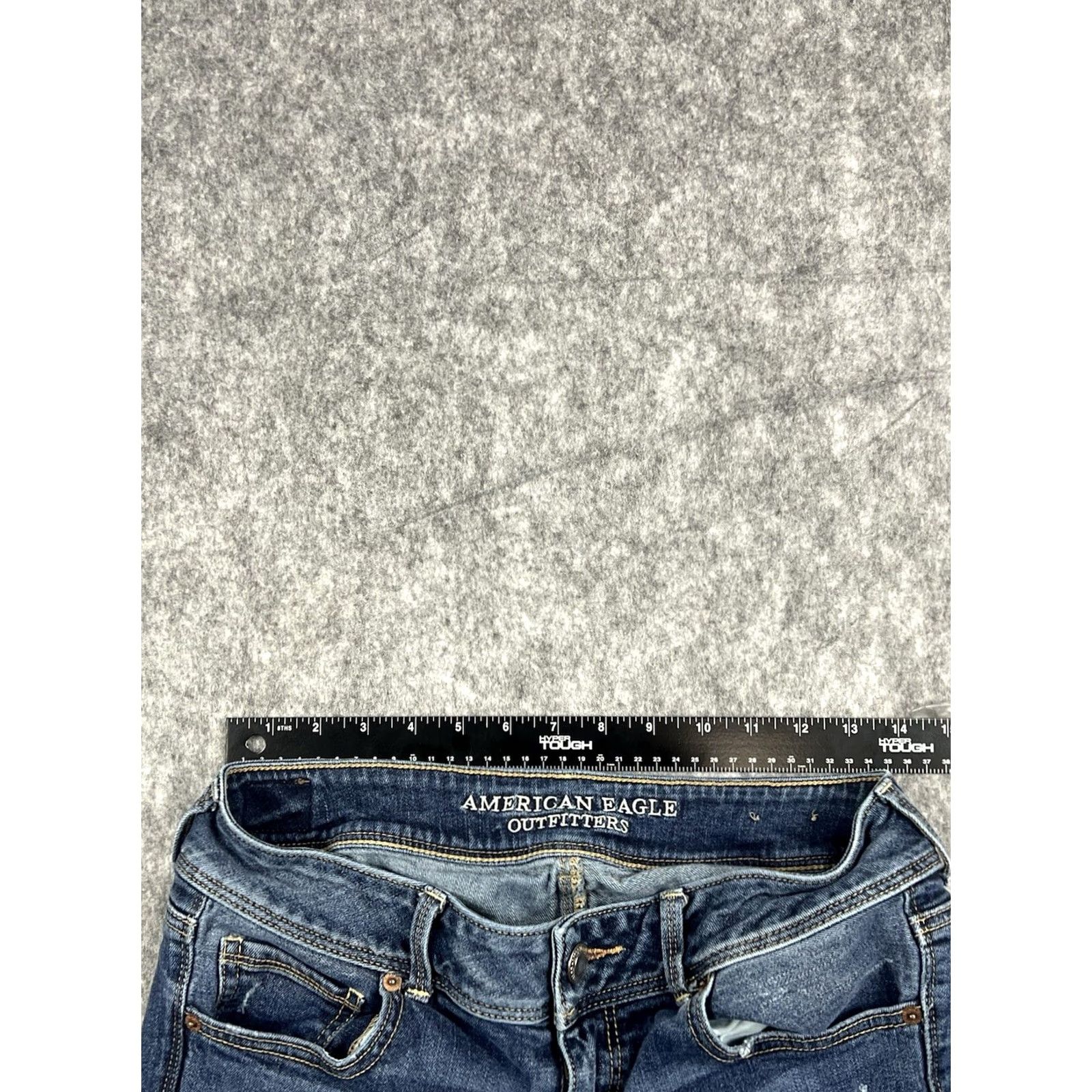 American Eagle Outfitters VINTAGE? No. American Eagle Outfitters Women’s Jeans Kick Boot Medium Wash Distressed Size 10 Regular Size 32" / US 10 / IT 46 - 5 Thumbnail