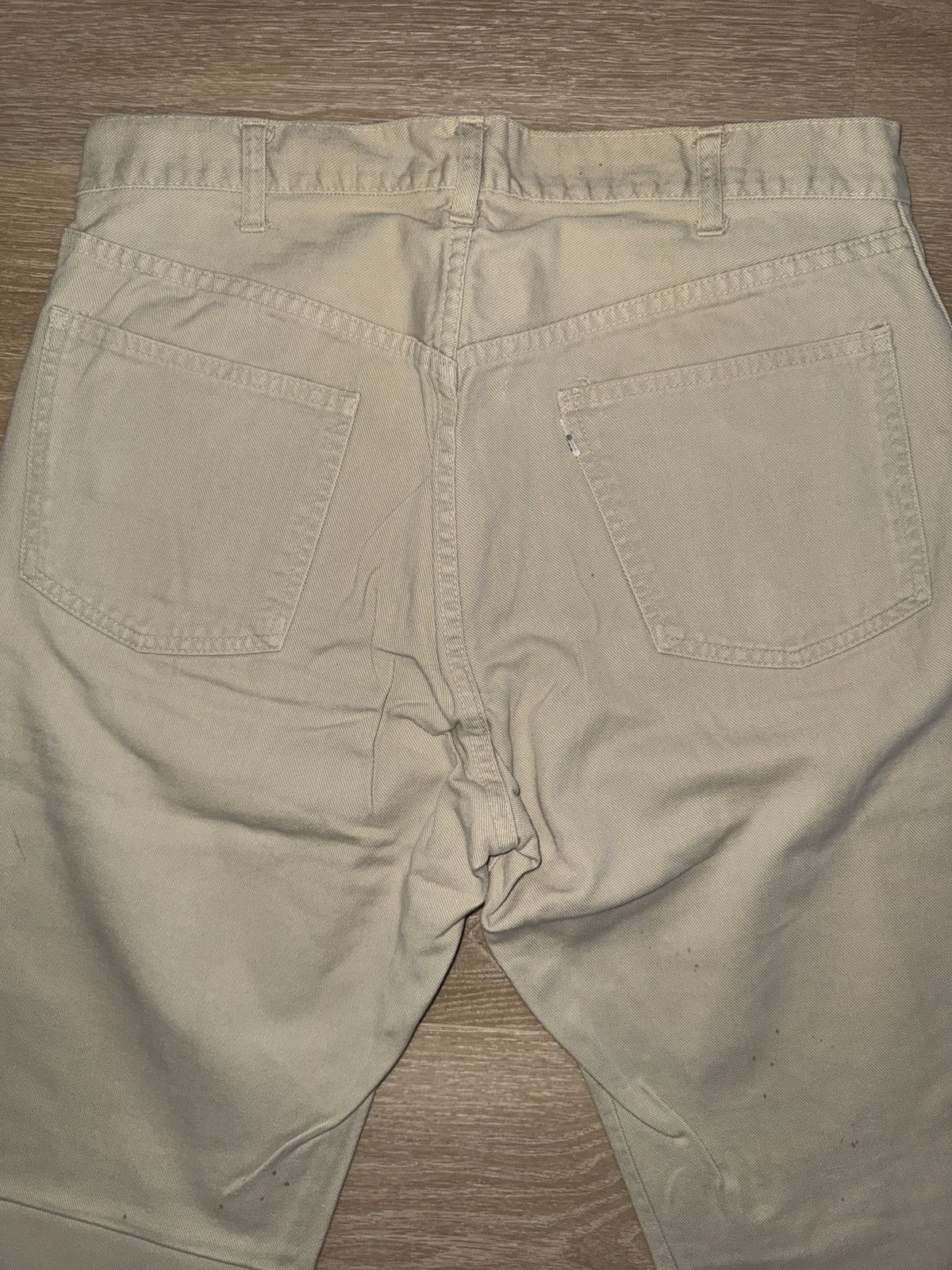 Levi's Vintage 60’s Big E Levi’s White Tab Bell Bottom Denim Jeans Size US 32 / EU 48 - 8 Thumbnail
