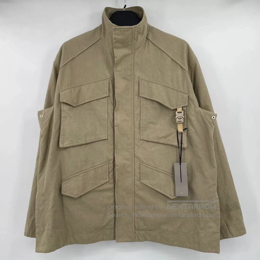 Dior Dior Beige Utility Buckle Embroidered Jacket. Size US L / EU 52-54 / 3 - 1 Thumbnail
