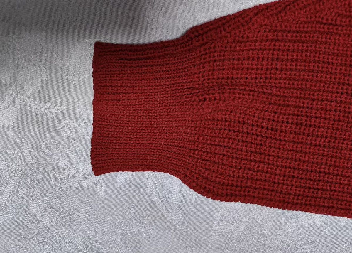 Comme des Garcons Supreme cdg red sweater pullover Size US L / EU 52-54 / 3 - 6 Thumbnail