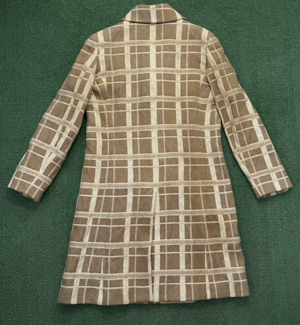 Celine Celine Wool & Mohair Coat Beige Vintage Size L / US 10 / IT 46 - 2 Thumbnail