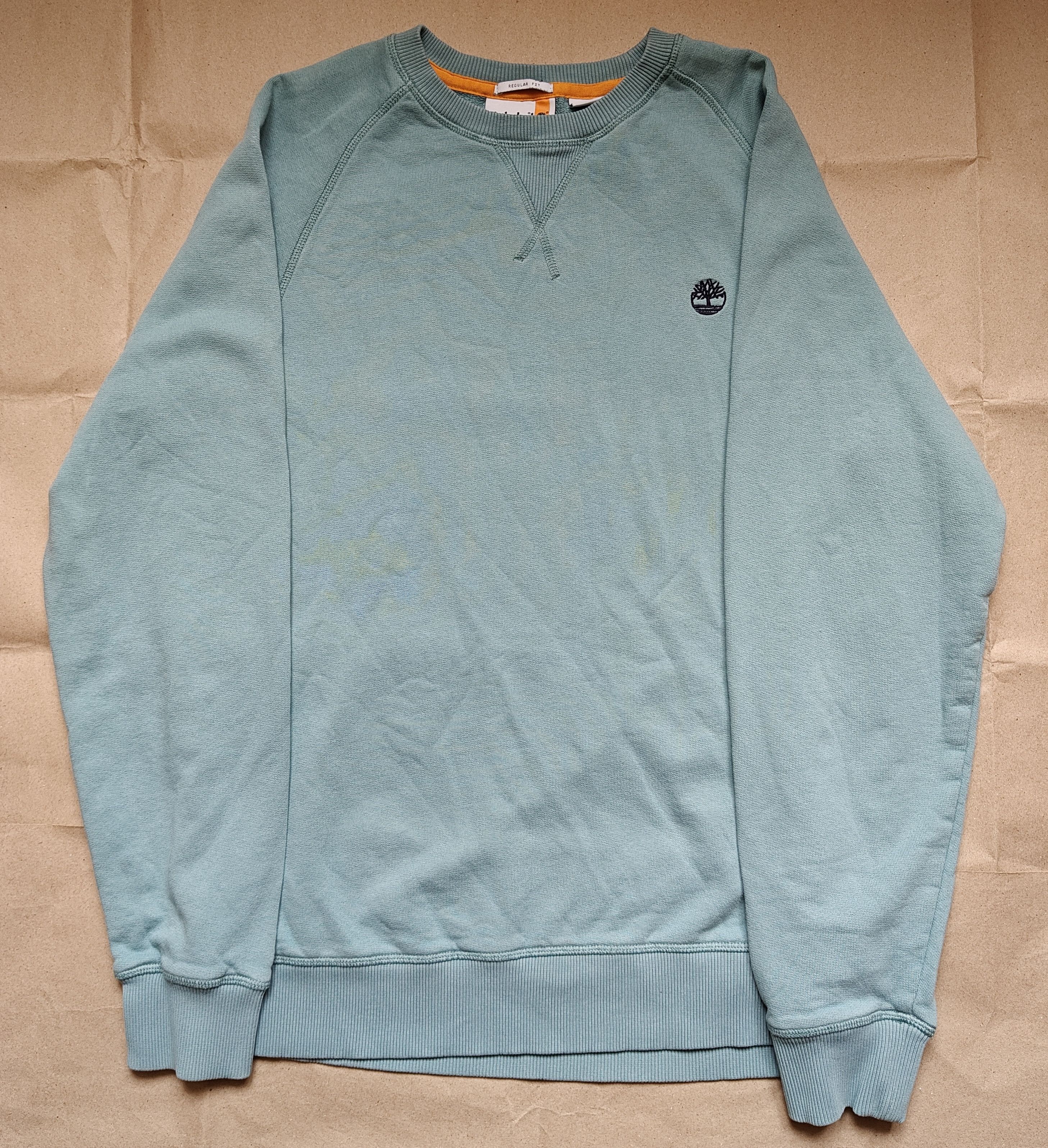 Timberland Timberland Logo Sweatshirt Sage Green Size S Size US S / EU 44-46 / 1 - 1 Thumbnail