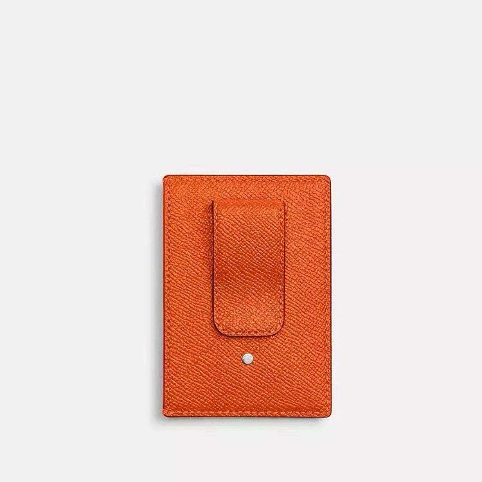 Coach NWT Coach Card Case Money Clip leather cdc79 Spice Orange Size ONE SIZE - 5 Thumbnail