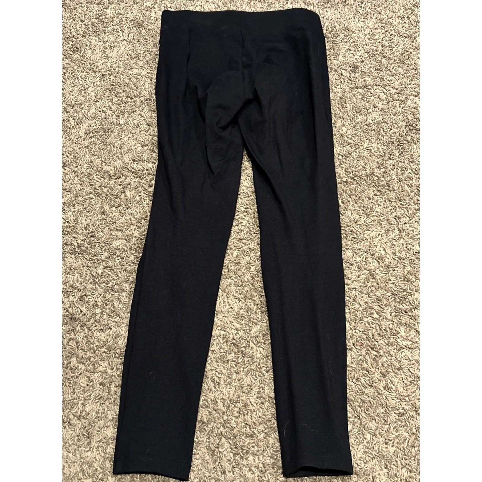 Loft LOFT Leggings Women’s Size S Black Rayon Blend B23 Size 28" / US 6 / IT 42 - 4 Thumbnail