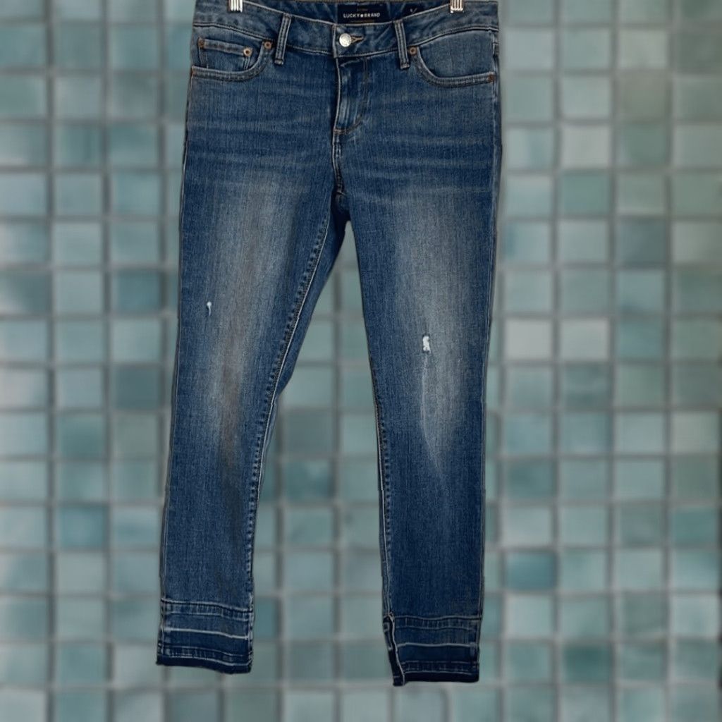 Lucky Brand Lucky Brand Women’s Lolita Crop Jeans size 6 Blue Size 28" / US 6 / IT 42 - 1 Thumbnail
