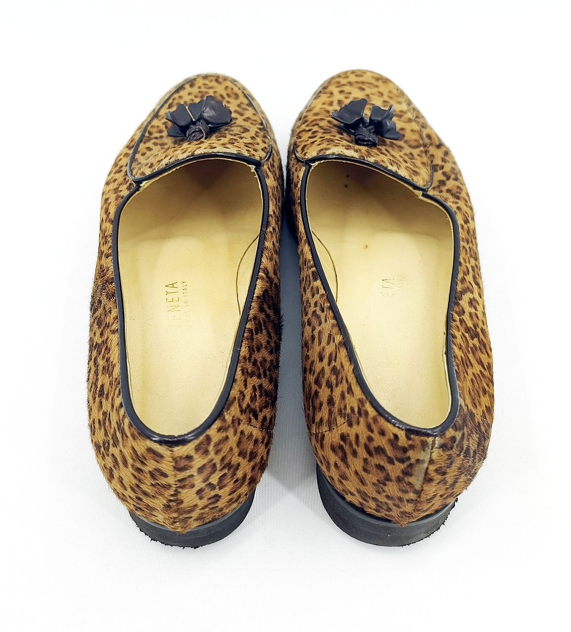 Bottega Veneta BOTTEGA VENETA Leopard slip on flat round toe Loafers 23 cm Size US 5.5 / IT 35.5 - 6 Thumbnail