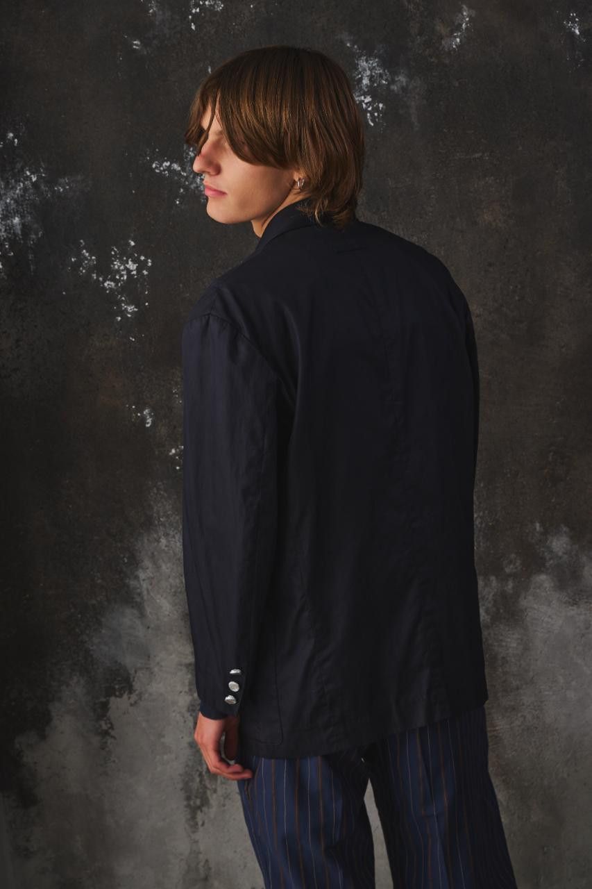 Jean Paul Gaultier 2000s Jean Paul Gaultier Embroidered Tailored Silk Jacket Size US M / EU 48-50 / 2 - 4 Thumbnail