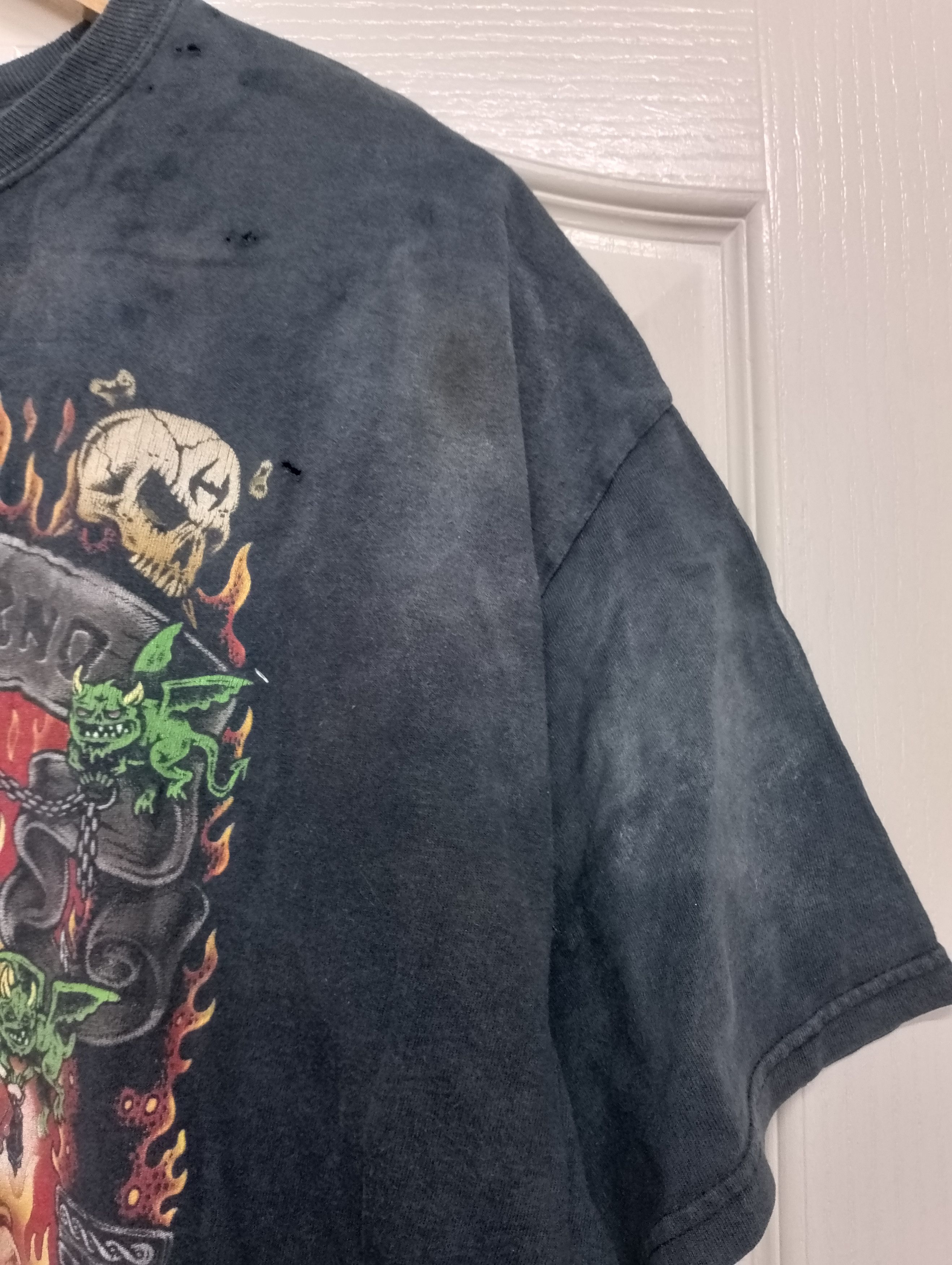 Rockstar Games GUITAR HERO LOU'S INFERNO DEVIL Y2K TEE Size US L / EU 52-54 / 3 - 9 Thumbnail
