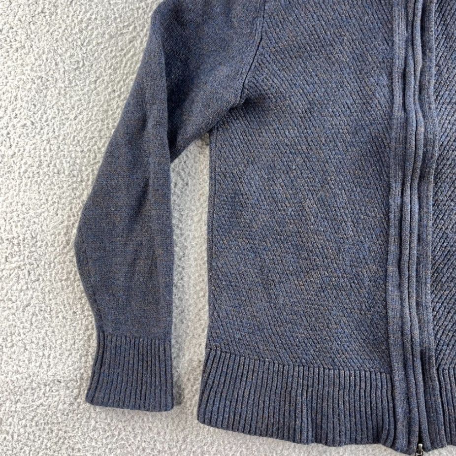 Banana Republic VINTAGE Banana Republic Sweater Womens Medium Blue Cardigan Merino Wool Blend Chunky Size M / US 6-8 / IT 42-44 - 6 Thumbnail