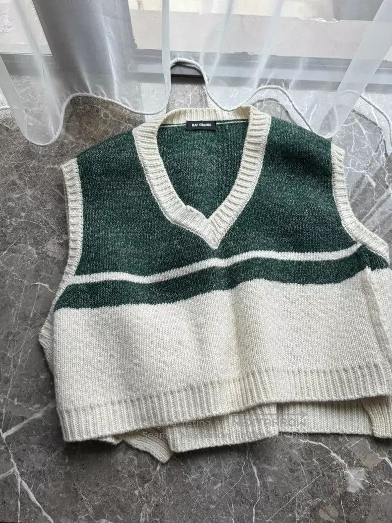 Raf Simons Raf Simons Size os 17ss knitted vest vest Size US XS / EU 42 / 0 - 6 Thumbnail