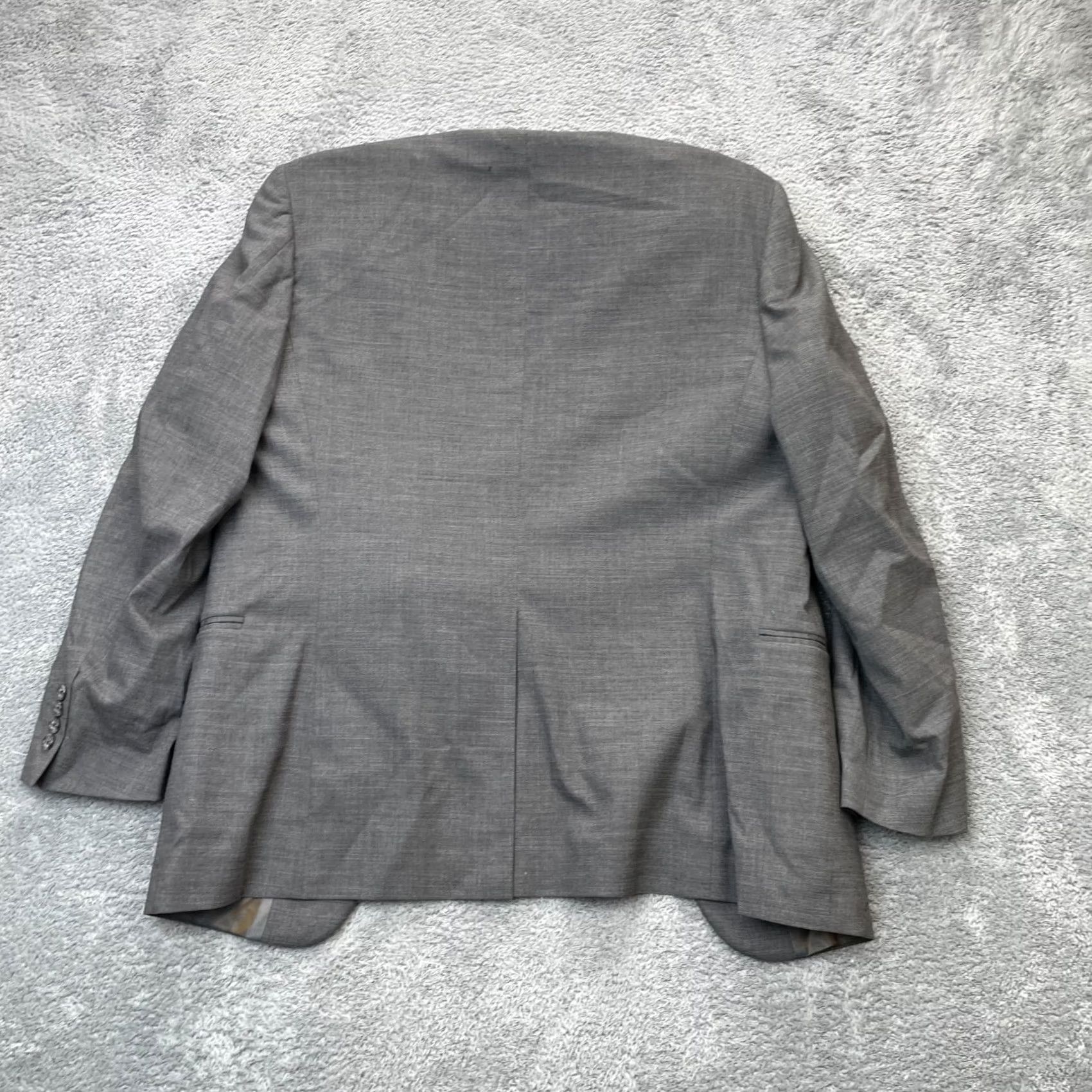Banana Republic Banana Republic Jacket Men Gray Casual Business Blazer Formal Coat Wool Blend Size 40R - 2 Thumbnail