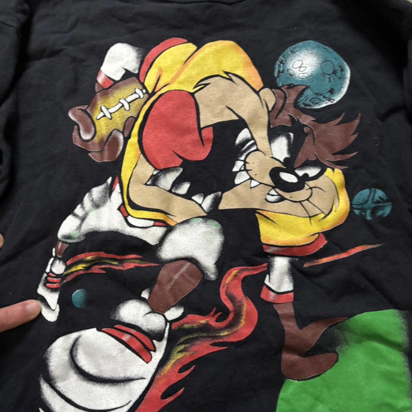 Other Looney Tunes Tasmanian Devil 90’s 1997 Long Sleeve Shirt Size US XXS / EU 40 - 2 Thumbnail