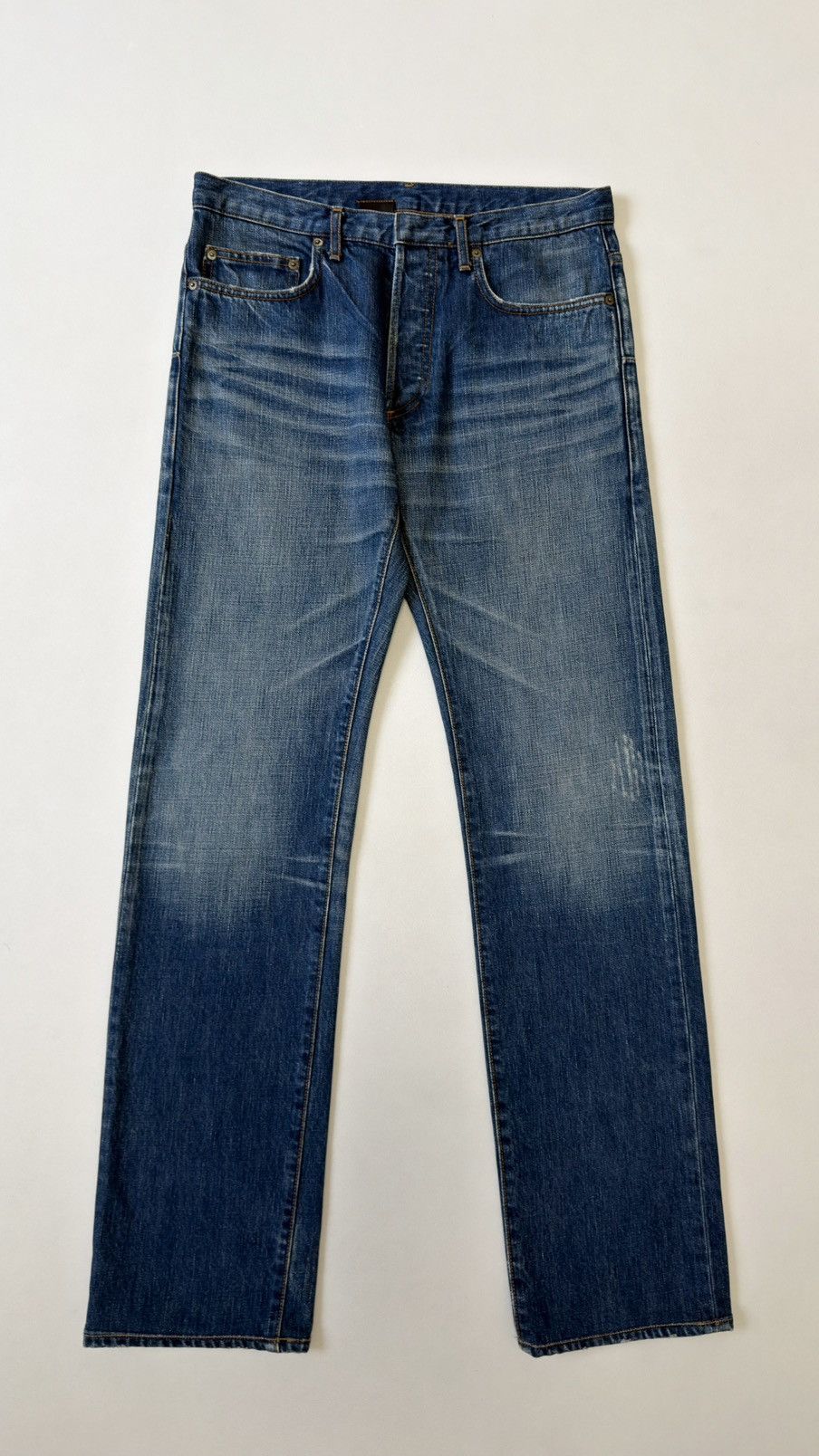 Dior S/S 03 21cm Blue MIJ Clawmark Jeans Size US 30 / EU 46 - 2 Thumbnail