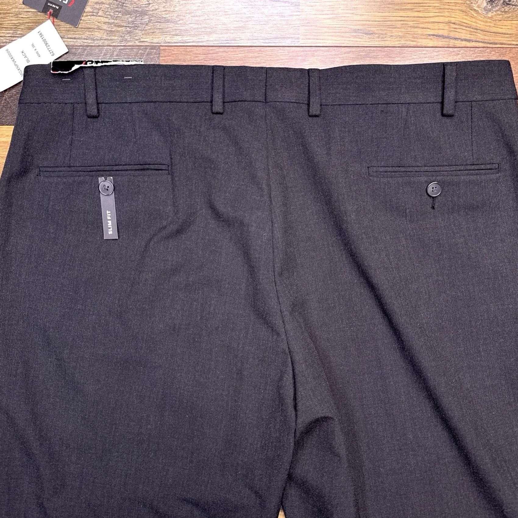Van Heusen Van Heusen Dress Pants Mens 40x30 Black Slim Stretch Nre Flex Size US 40 / EU 56 - 7 Thumbnail