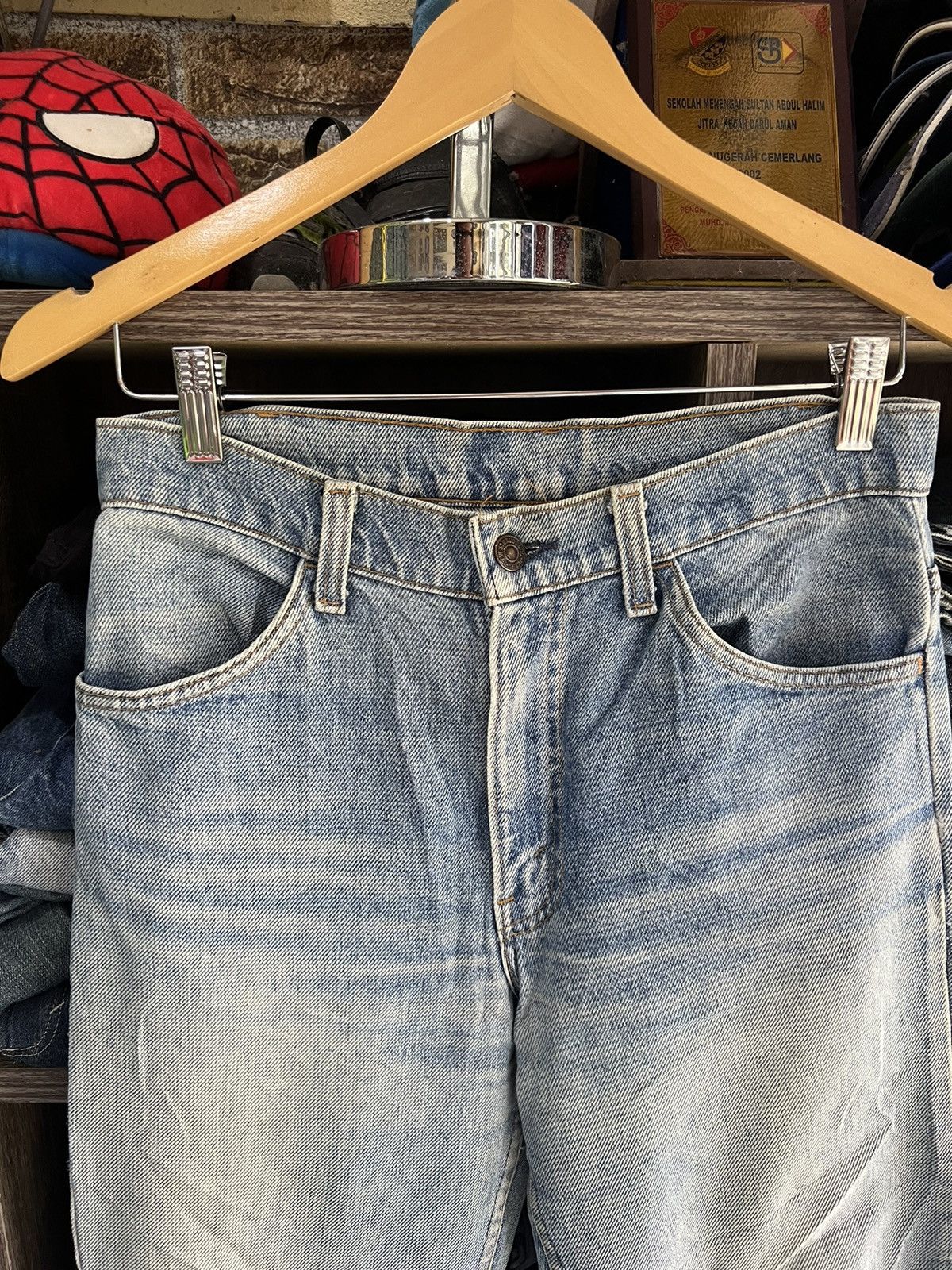 Levi's Vintage Clothing 🔥Vintage Levis Distressed Denim Made in Usa Size US 29 - 3 Thumbnail
