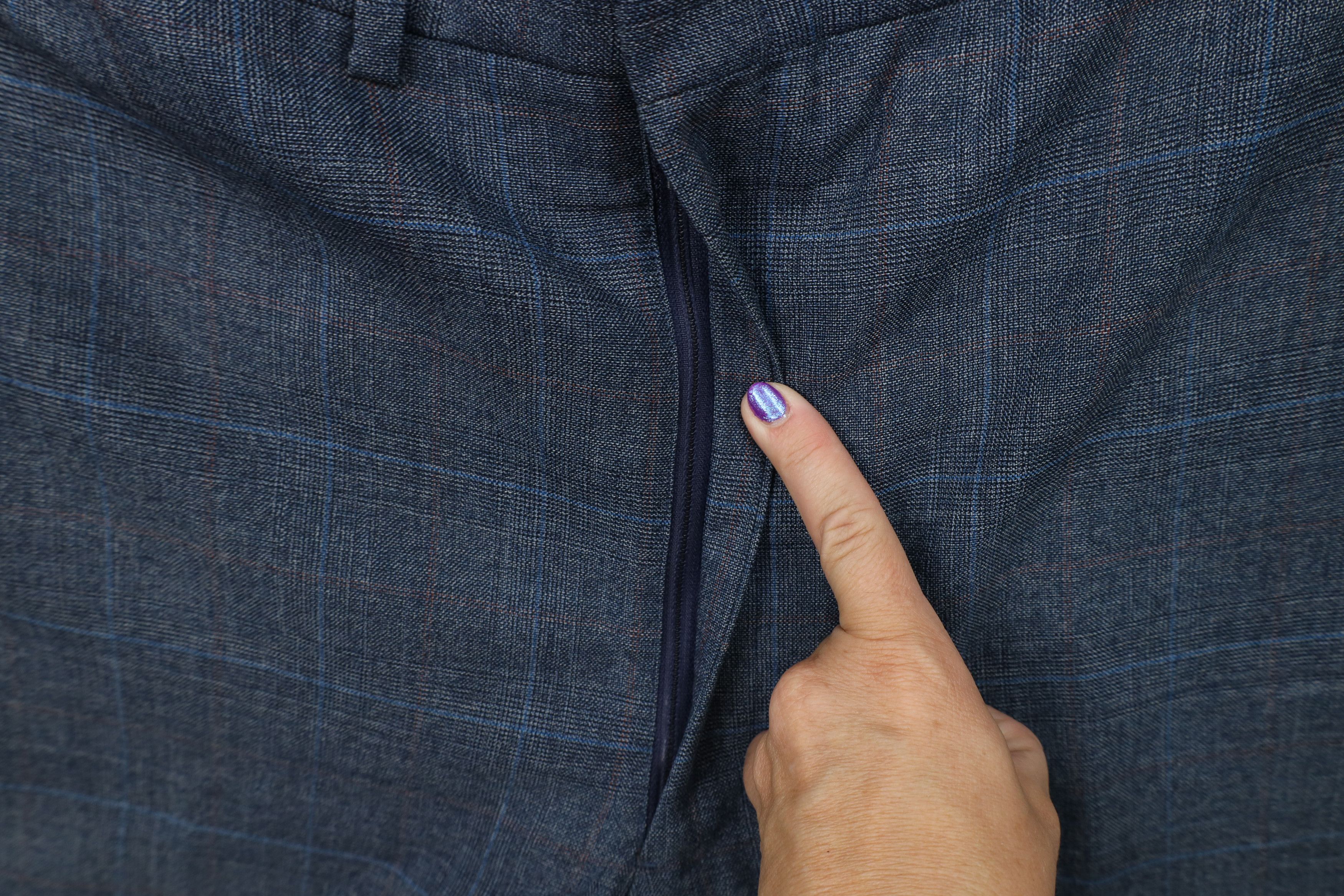 Vintage 70s Streetwear Knit Bell Bottoms Chino Pants Plaid