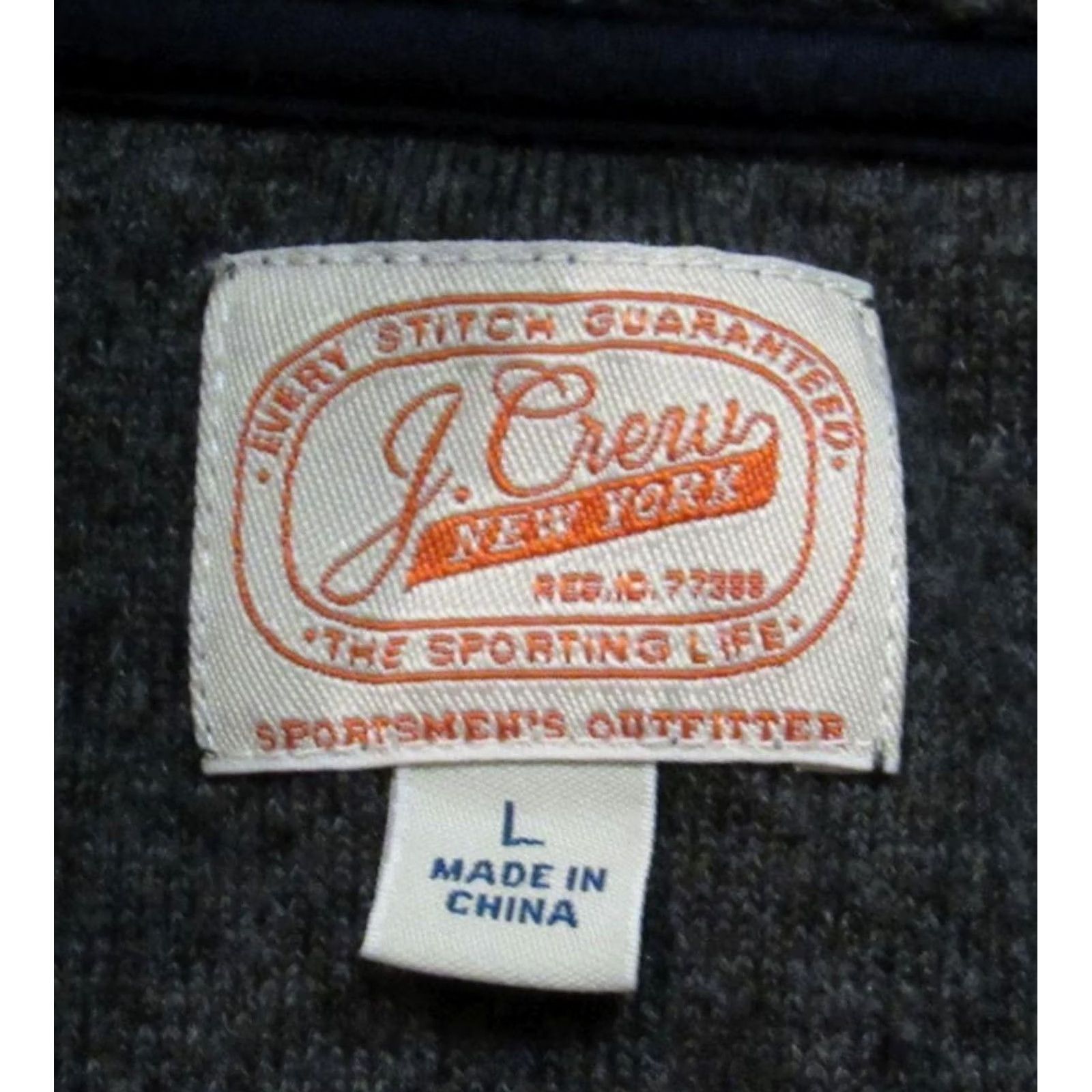 Vintage J CREW Grey Pullover Fleece Jacket Large L Mens Jacket XS? Size US L / EU 52-54 / 3 - 3 Thumbnail