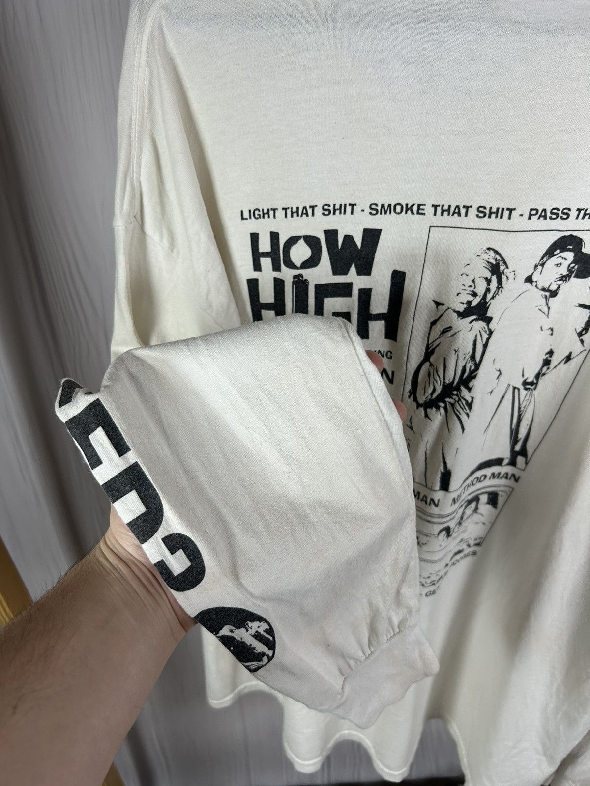 Gildan Vintage How High Got Blunt? 2001 Promo Movie Longsleeve Size US XL / EU 56 / 4 - 16 Thumbnail