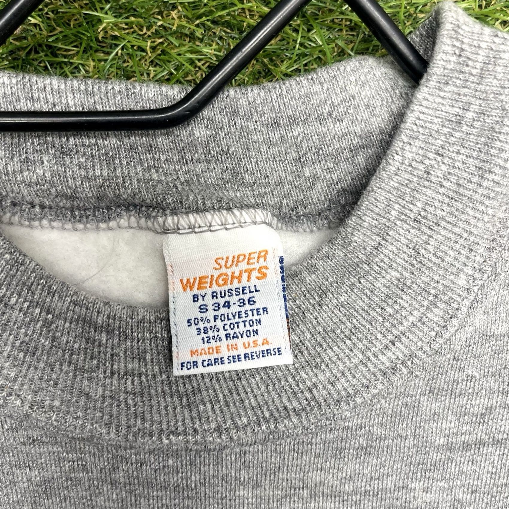 Russell Athletic VINTAGE Russell Athletic Super Weights Shirt Mens Small Gray 80s Crew Neck Sweatshirt NWT Size US S / EU 44-46 / 1 - 5 Thumbnail