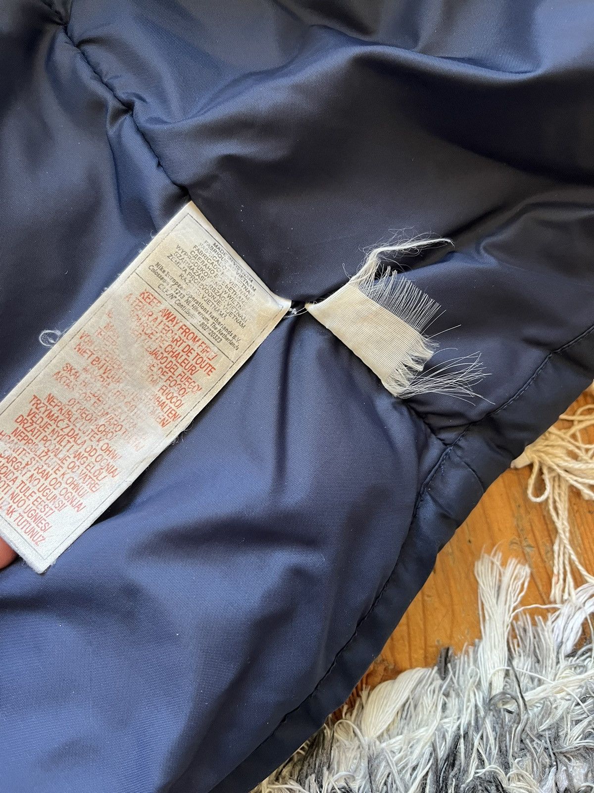 Nike × Vintage Blue Navy puffer vest vintage logo big 90s Size US S / EU 44-46 / 1 - 4 Thumbnail