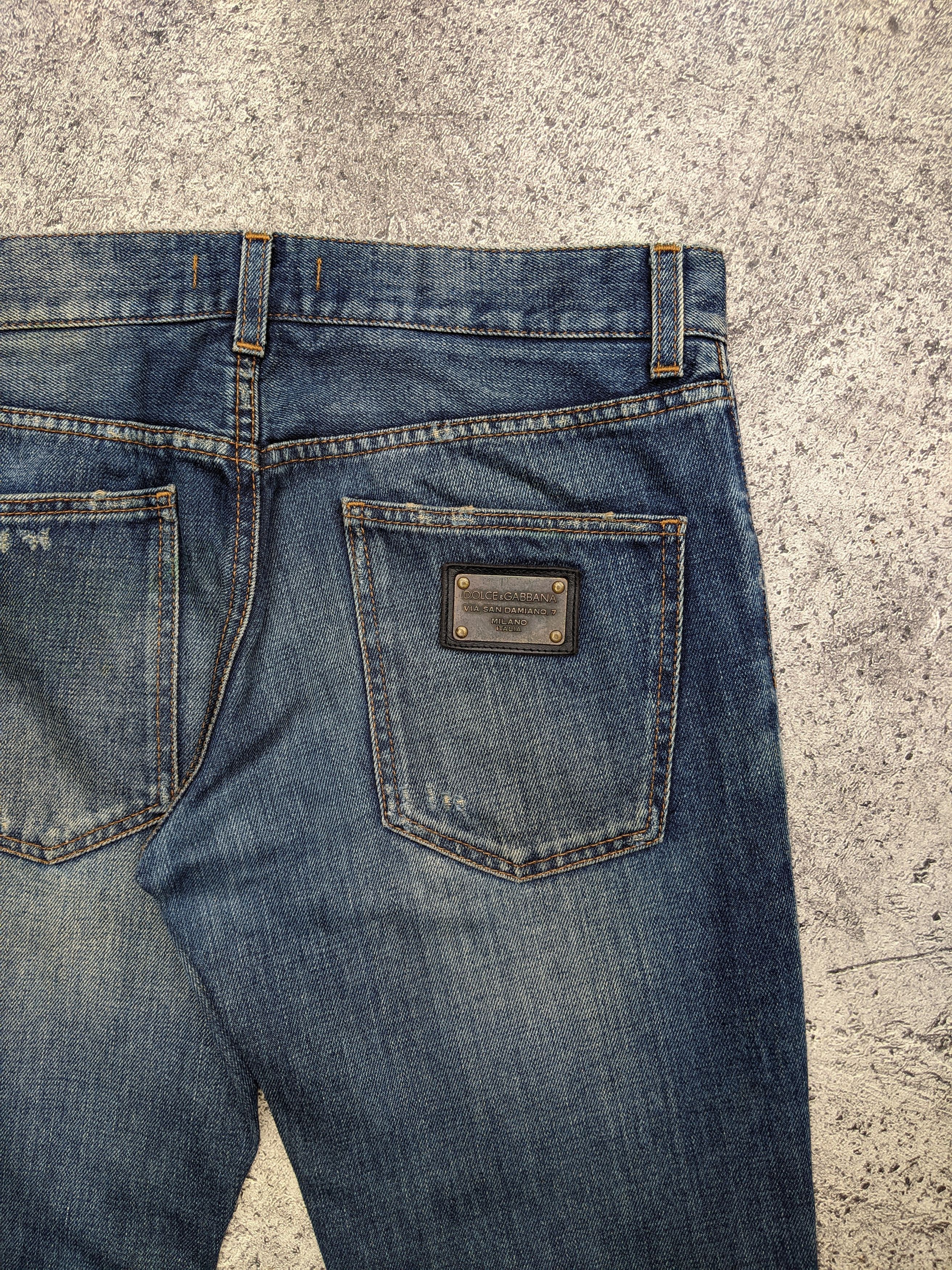 Dolce & Gabbana Dolce Gabbana Washed Denim Jeans Size US 28 / EU 44 - 8 Thumbnail
