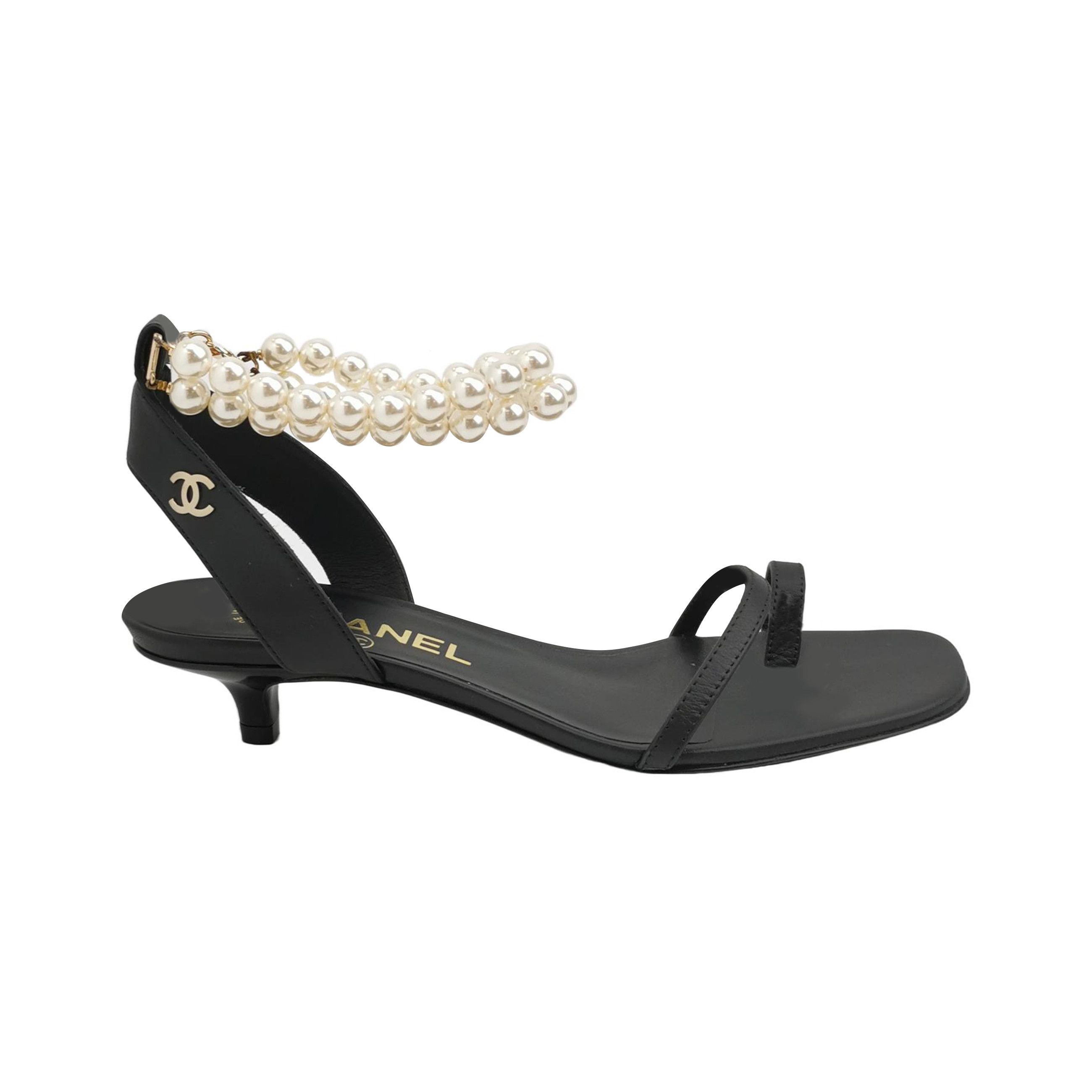 Chanel Chanel Women 5-5 Sandals Size US 5.5 / IT 35.5 - 1 Thumbnail