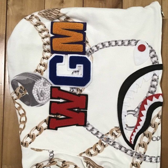 Bape 🔥2XL🔥 BAPE JEWELS SHARK FULL ZIP HOODIE a bathing ape XXL Size US XXL / EU 58 / 5 - 4 Thumbnail